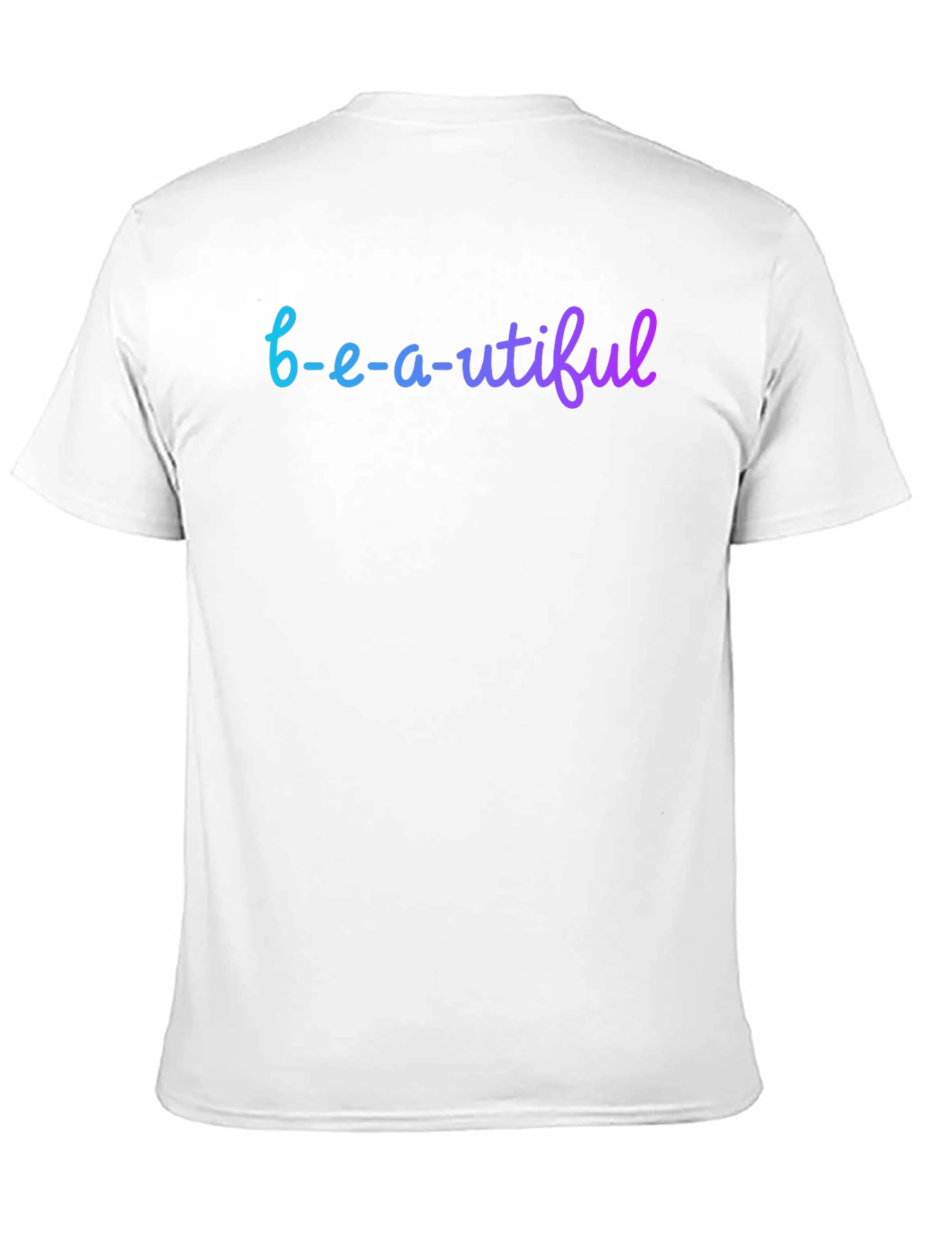 Black Beautiful Gradient Graphic Tee - Stylish Casual Wear view 11