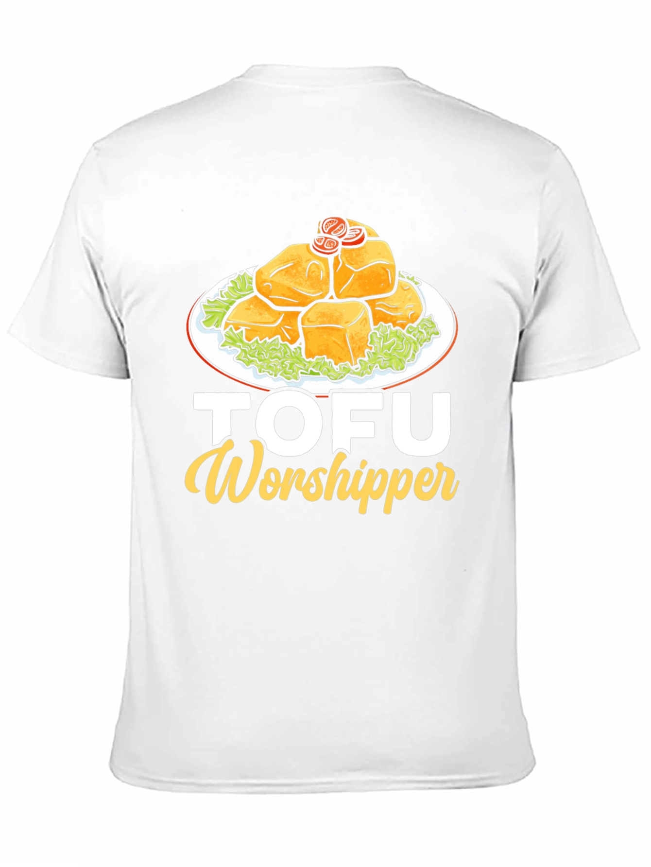 Black Tofu Worshipper Graphic T-Shirt - Vegan Friendly Apparel view 11
