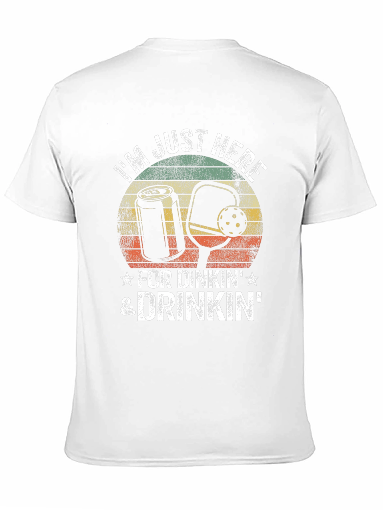 Black Pickleball Dink and Drink Graphic Tee view 11