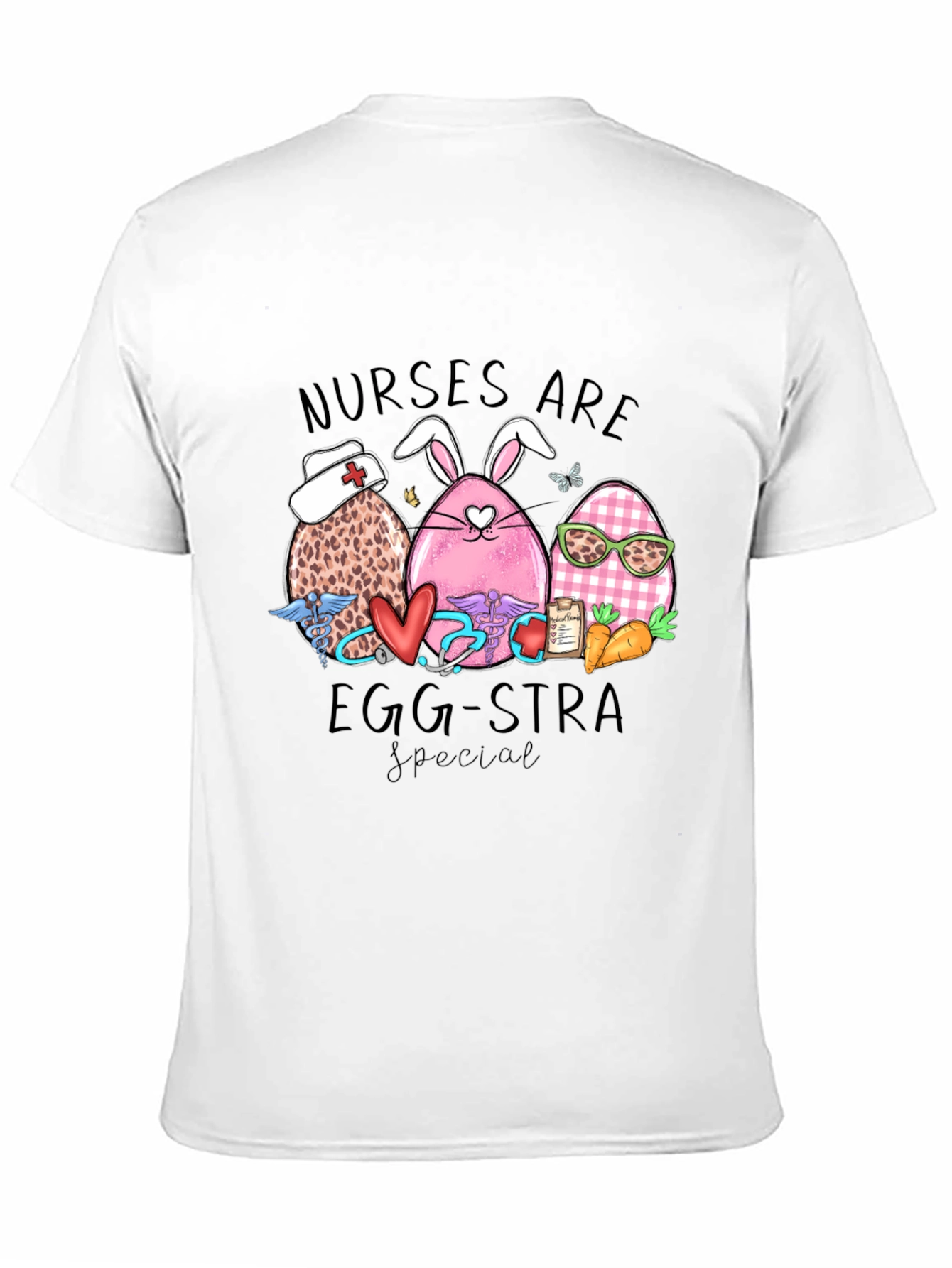 Black Nurses Are Egg-stra Special T-Shirt view 11