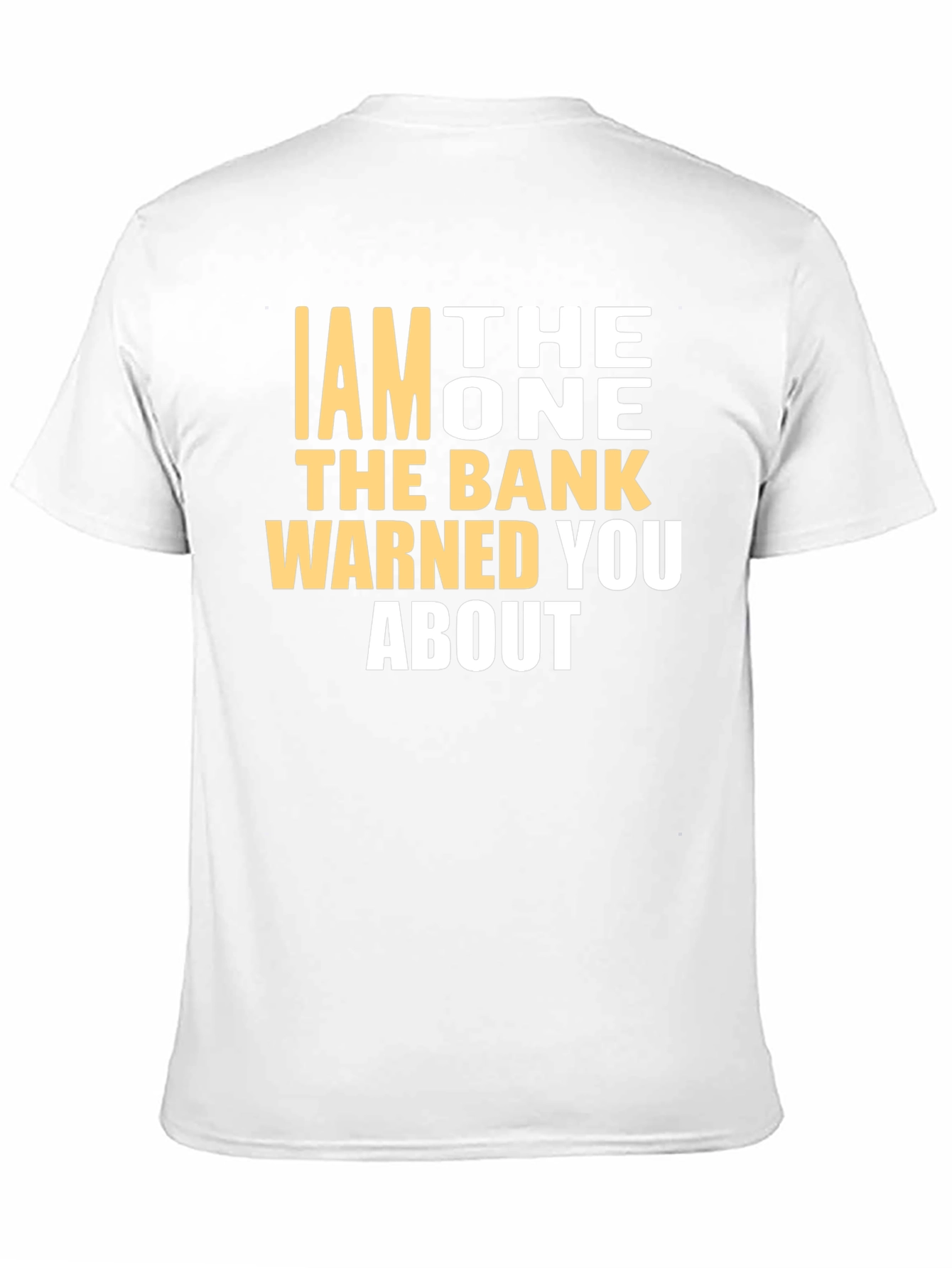 Black I AM THE ONE T-Shirt - Funny Warning Tee view 11
