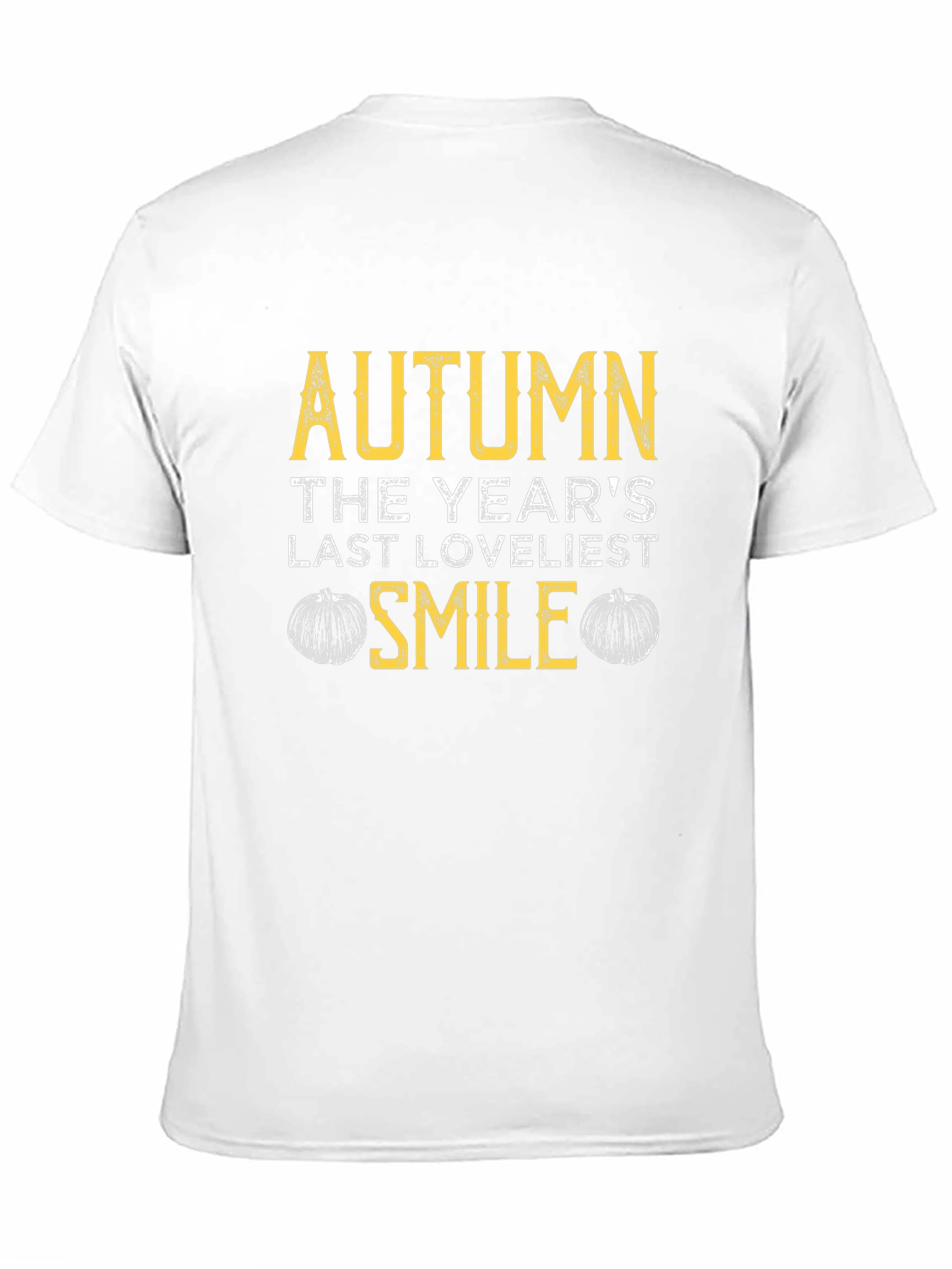 Black Autumn's Last Loveliest Smile Graphic Tee view 11