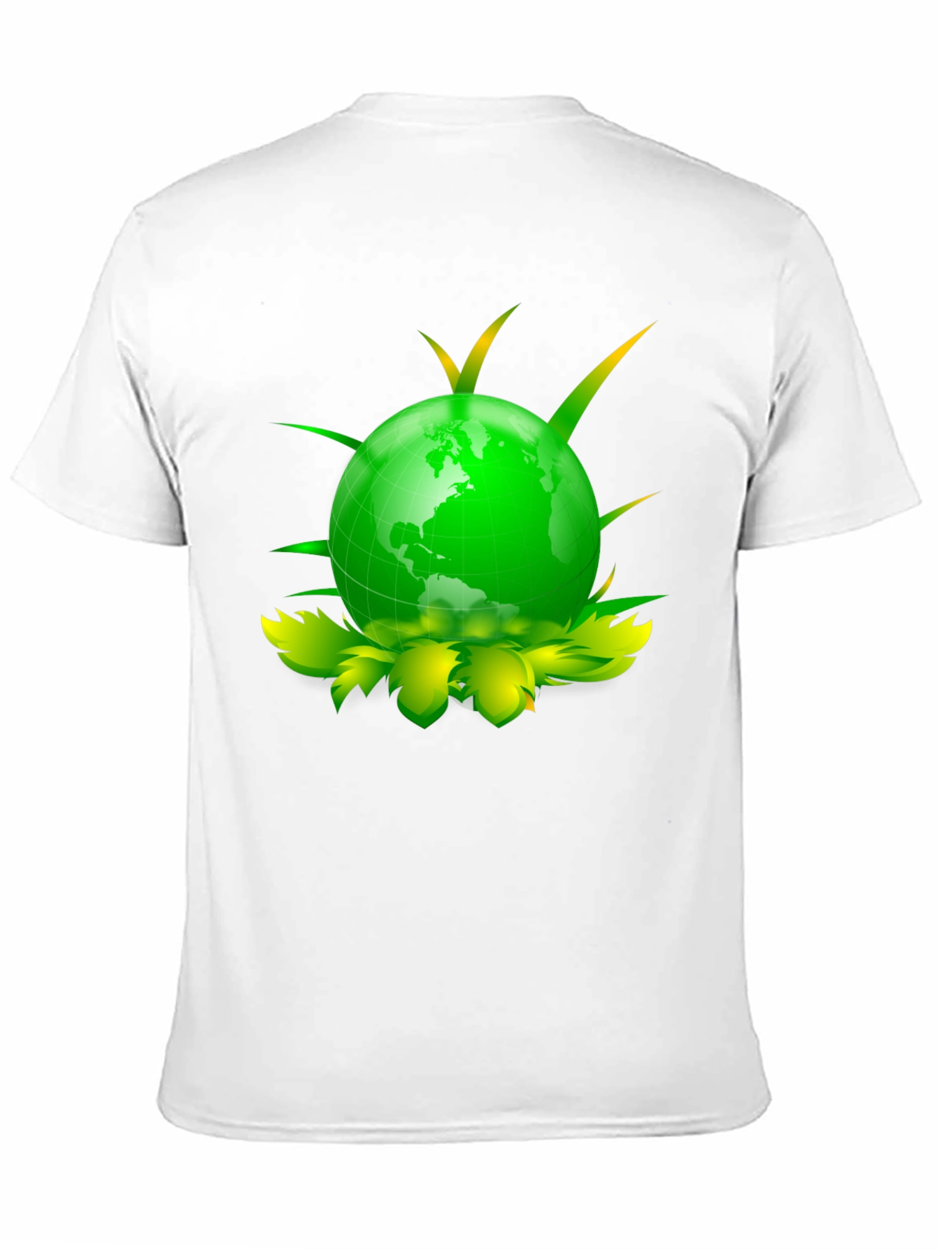 Black Eco Globe Graphic Tee - Black view 11