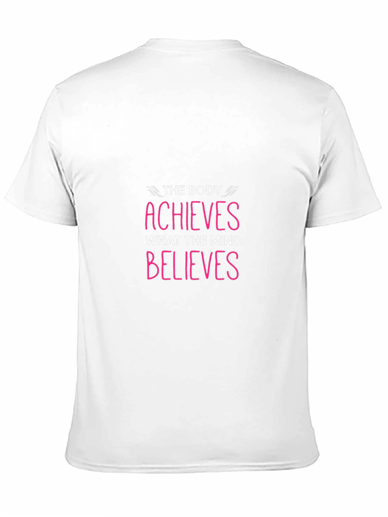 Black Inspirational Body Mind T-Shirt - Achieve Your Goals view 11