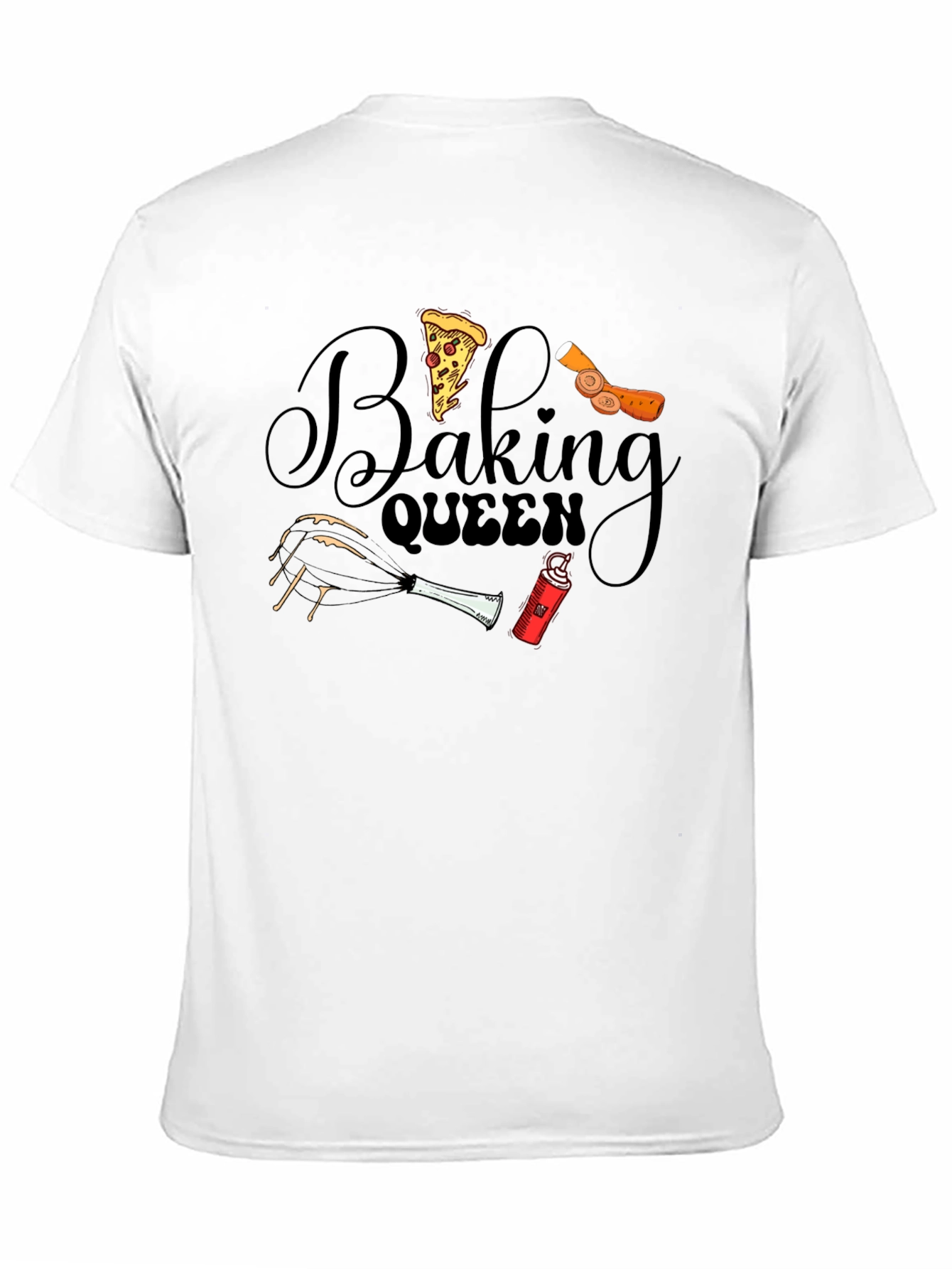 Black Baking Queen Graphic T-Shirt view 11