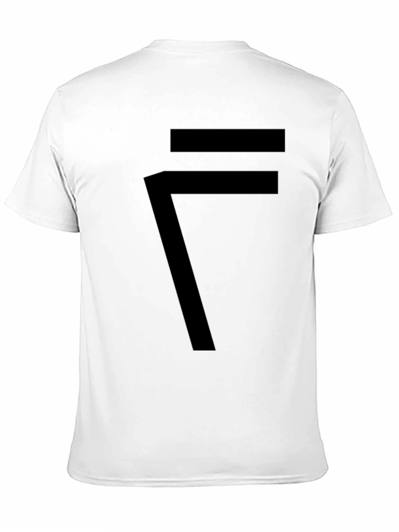 Black Modern Graphic Tee - Minimalist Design view 11