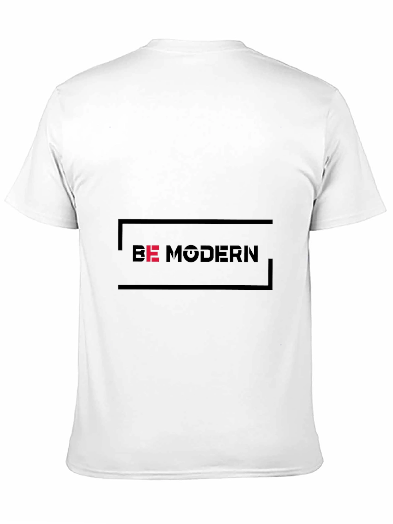 Black Be Modern Black Graphic Tee for Men view 11