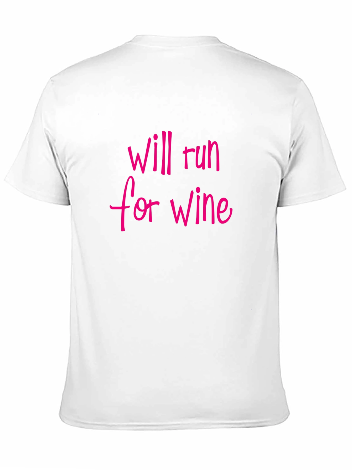 Black Will Run for Wine T-Shirt - Black, Funny Graphic Tee view 11