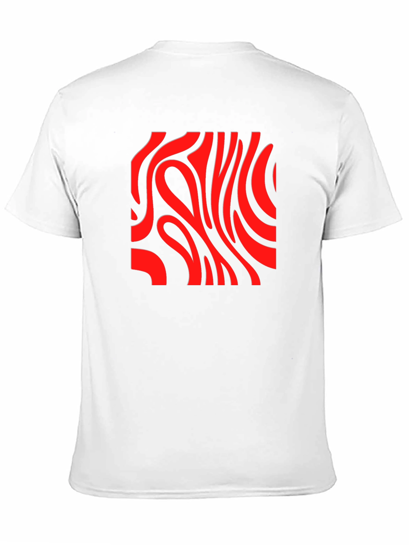 Black Abstract Graphic Print T-Shirt view 11