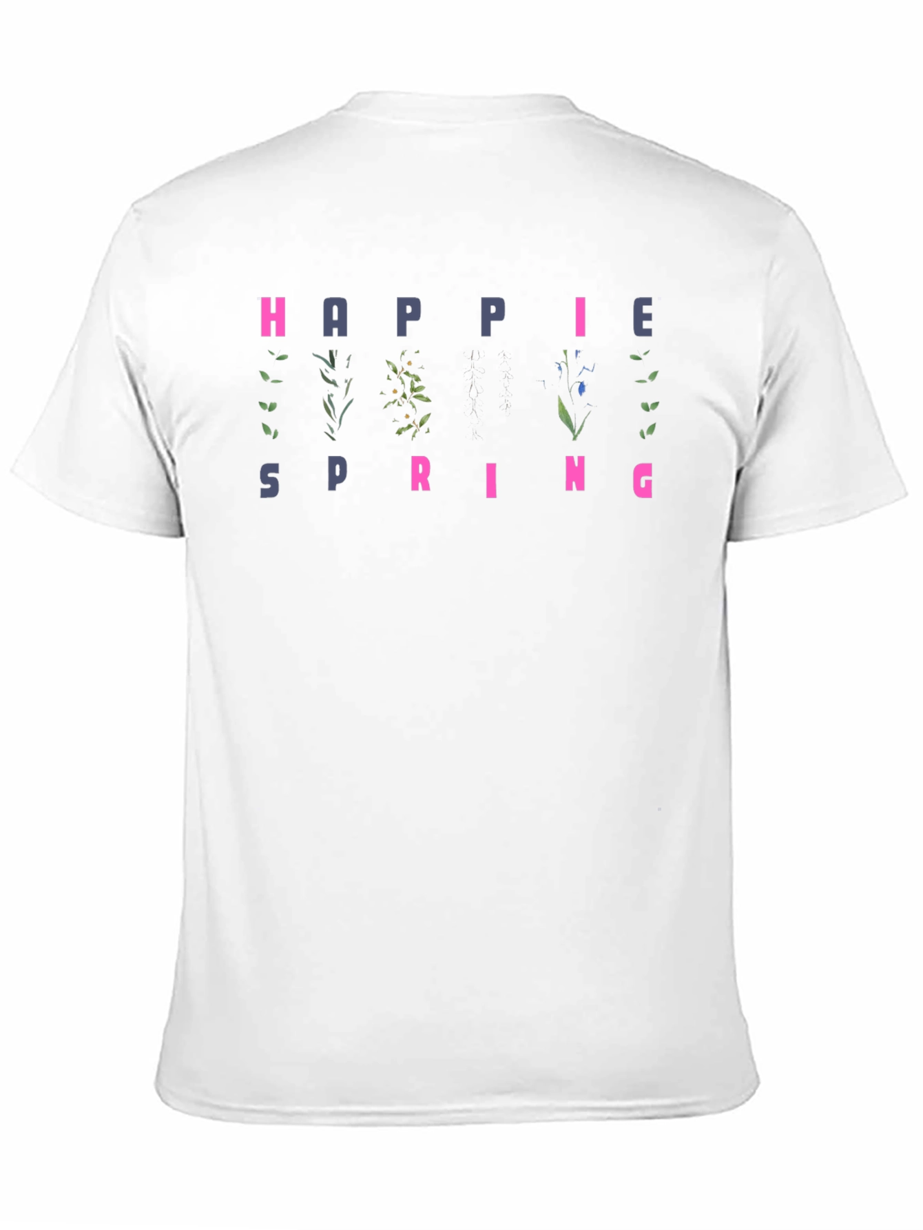 Black Hippie Spring Graphic T-Shirt view 11