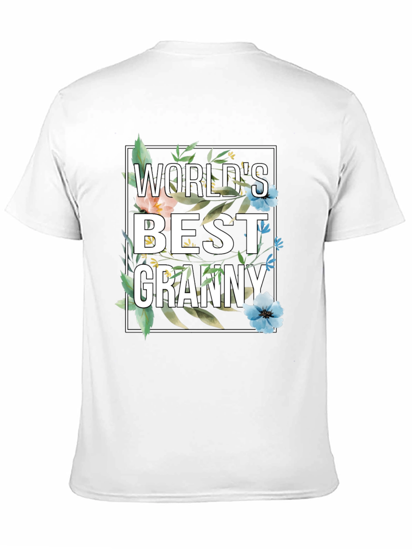 World's Best Granny Floral T-Shirt - 11