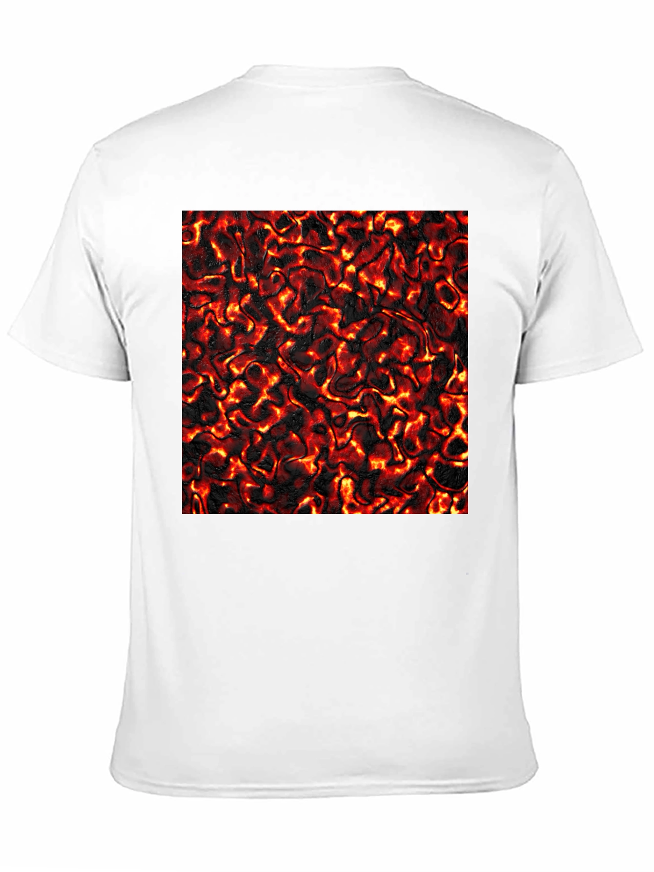 Black Lava Flow Graphic Tee - Cool Black T-Shirt view 11
