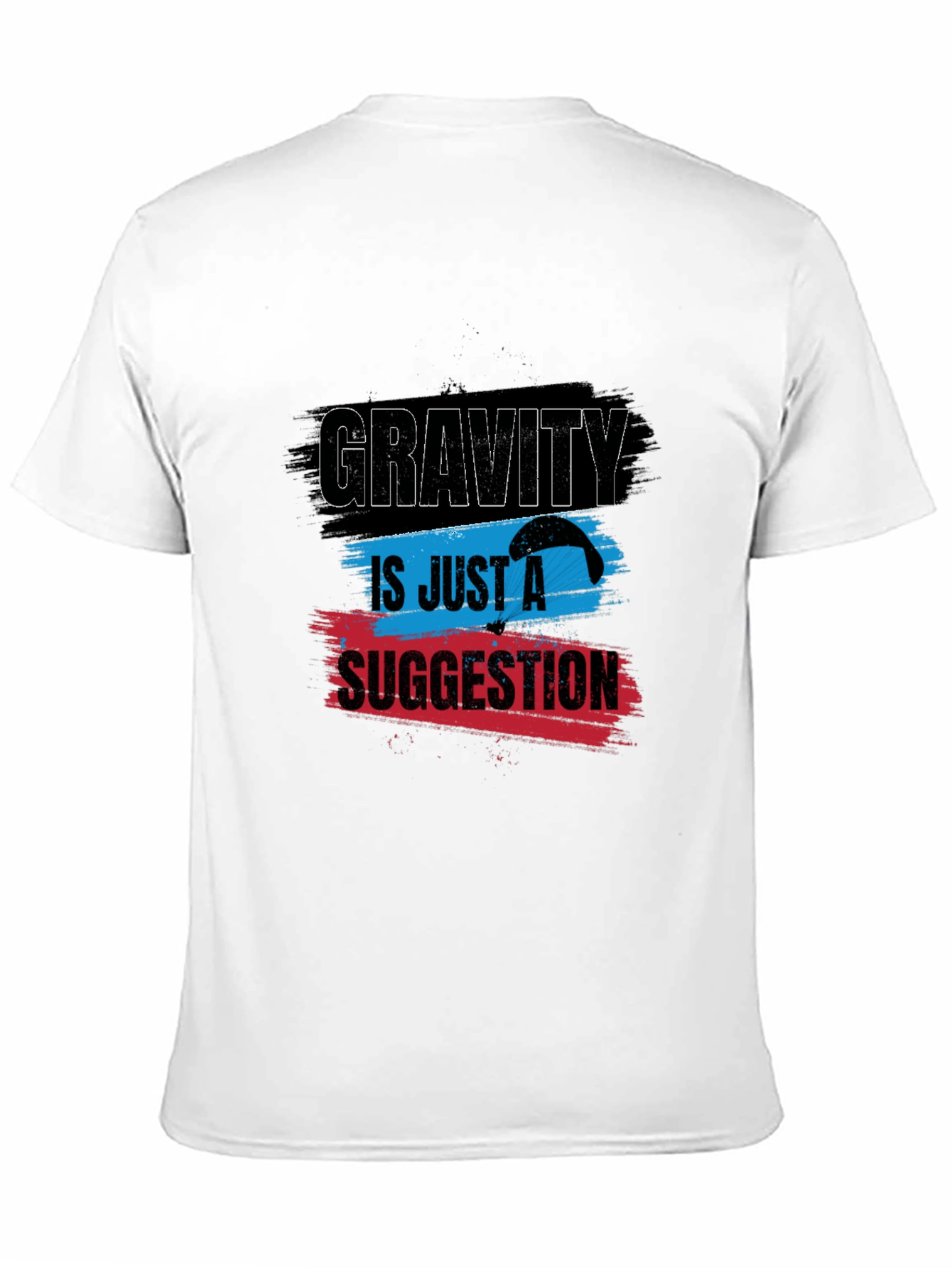 Black Gravity is Just a Suggestion Graphic T-Shirt view 11