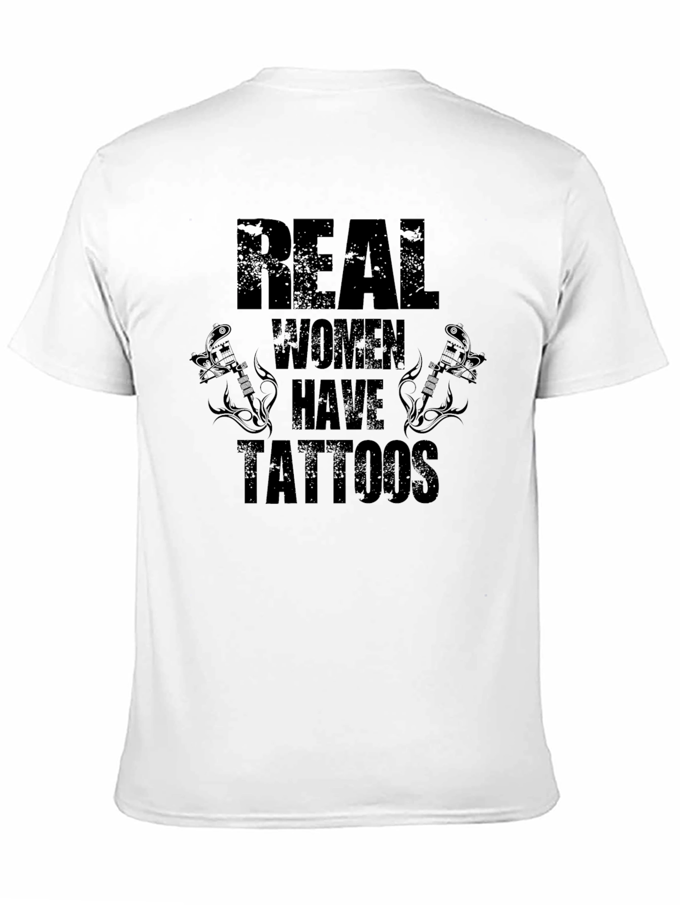 Black Real Women Have Tattoos Black Graphic Tee view 11