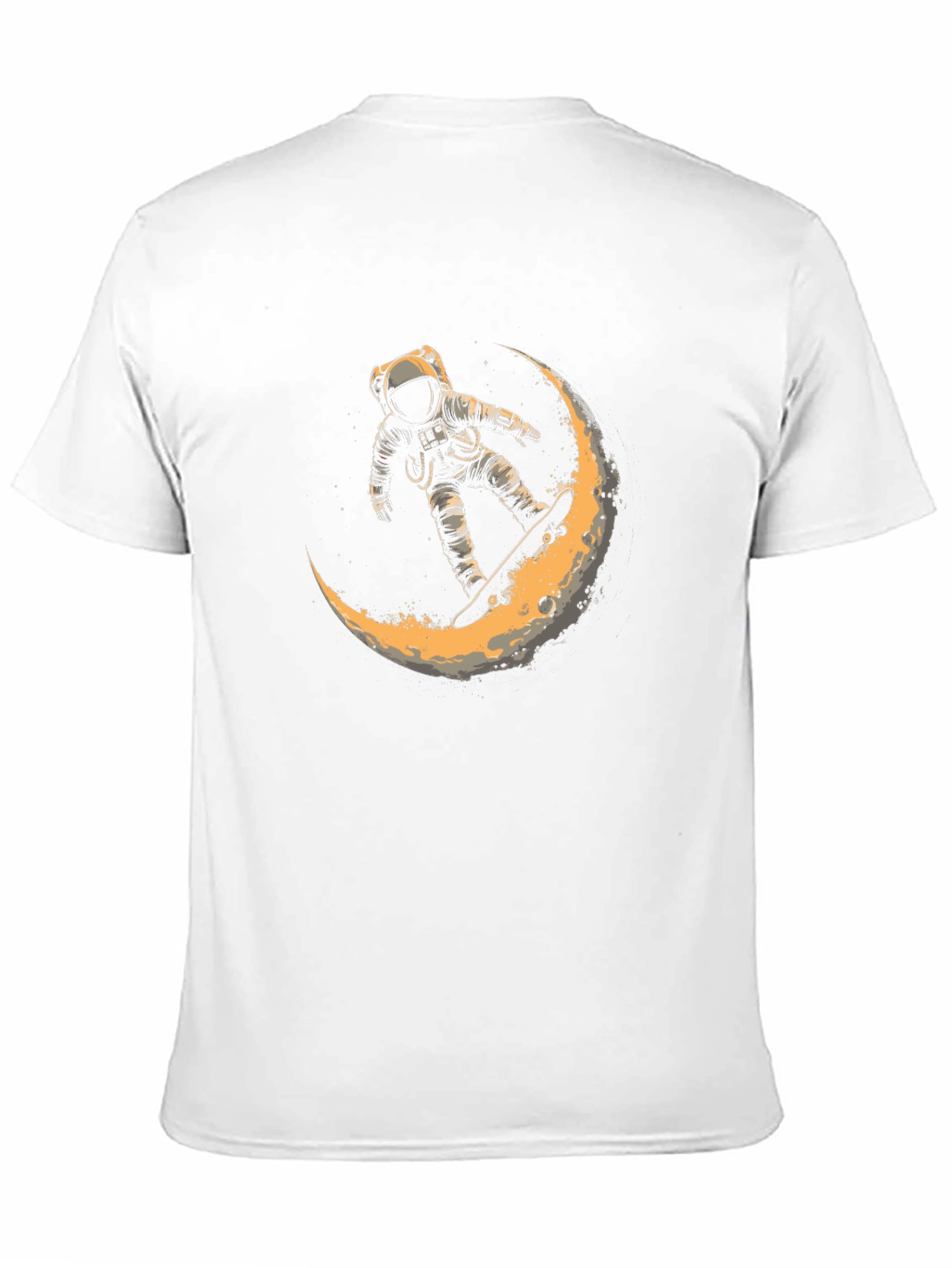 Black Astronaut Moon Ride Graphic T-Shirt view 11