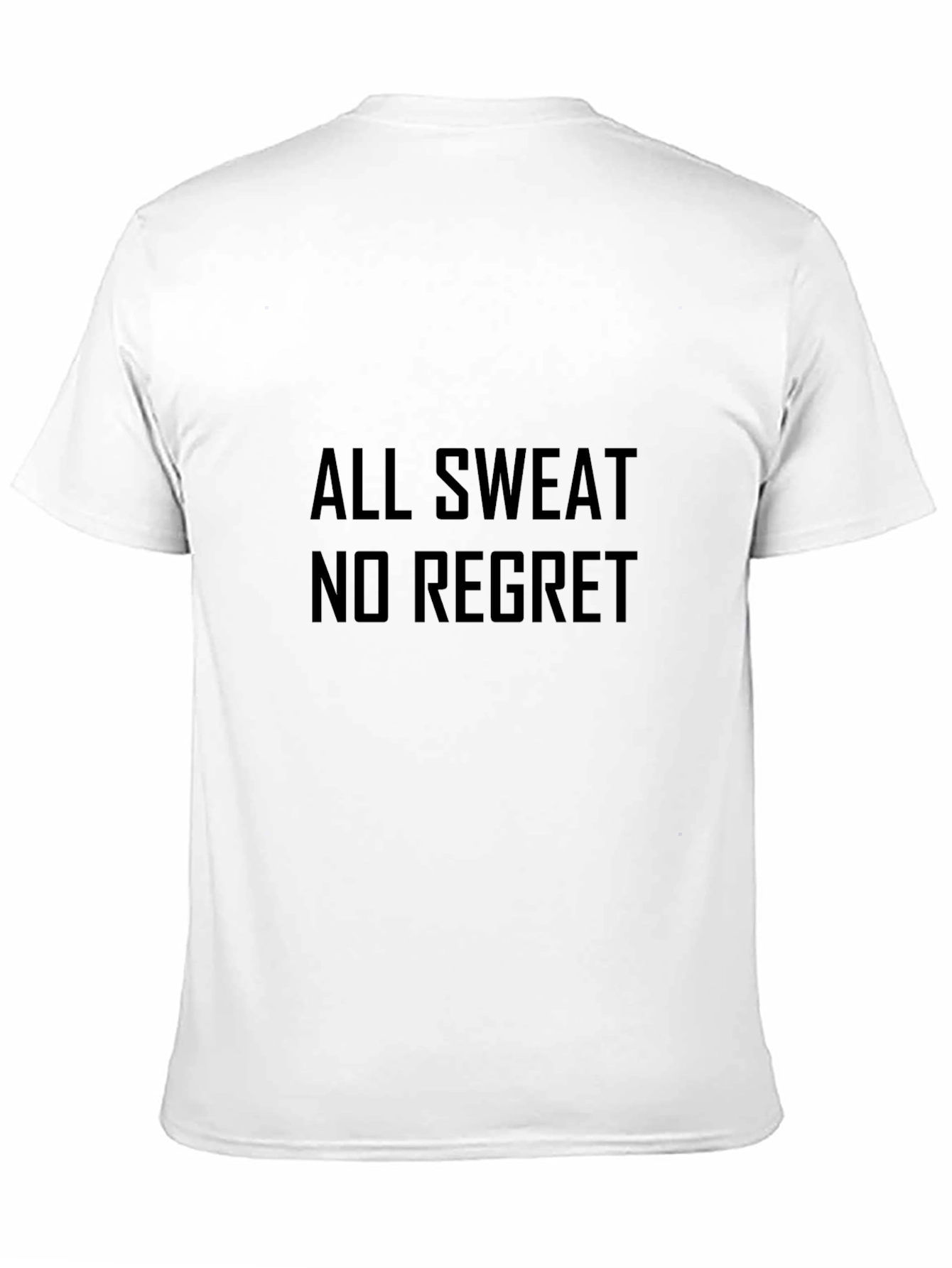 Black All Sweat No Regret Black T-Shirt view 11