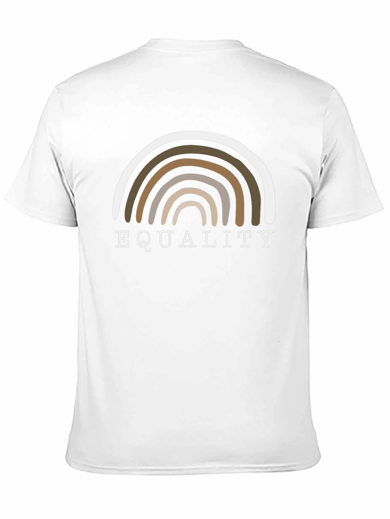 Black Equality Rainbow Graphic Tee - Soft Cotton Blend view 11