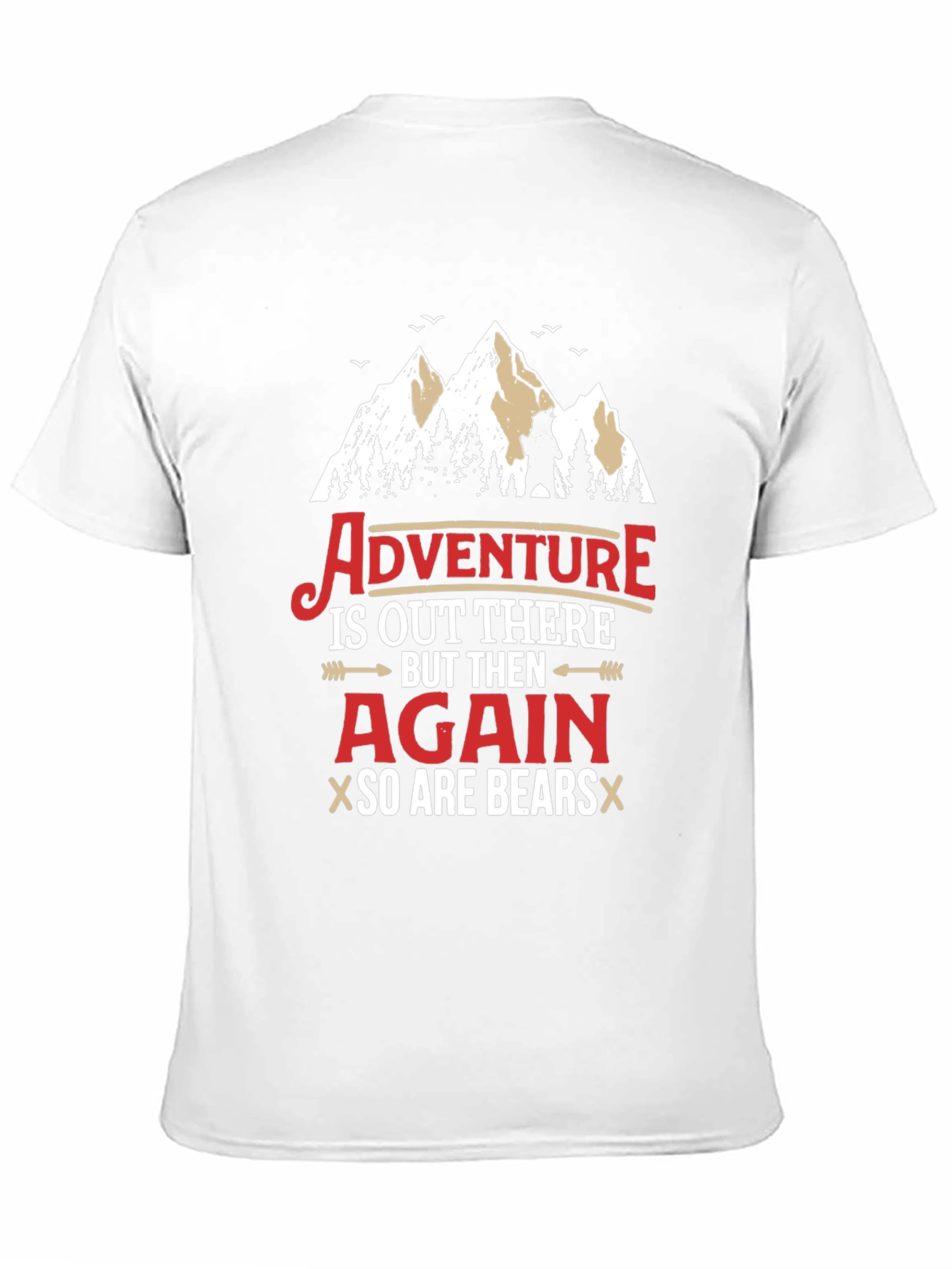 Black Adventure & Bears Graphic Tee view 11
