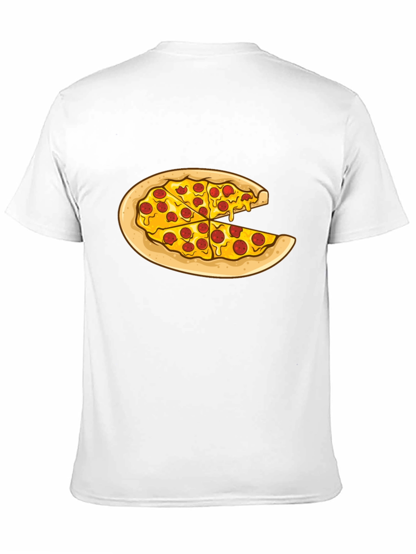 Black Pizza Slice Graphic Tee - Casual Comfort view 11