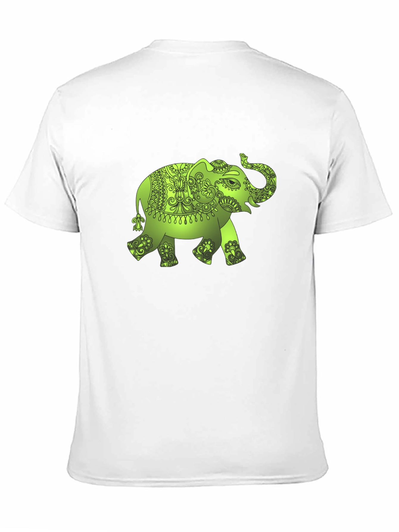 Black Elephant Graphic Black T-Shirt view 11