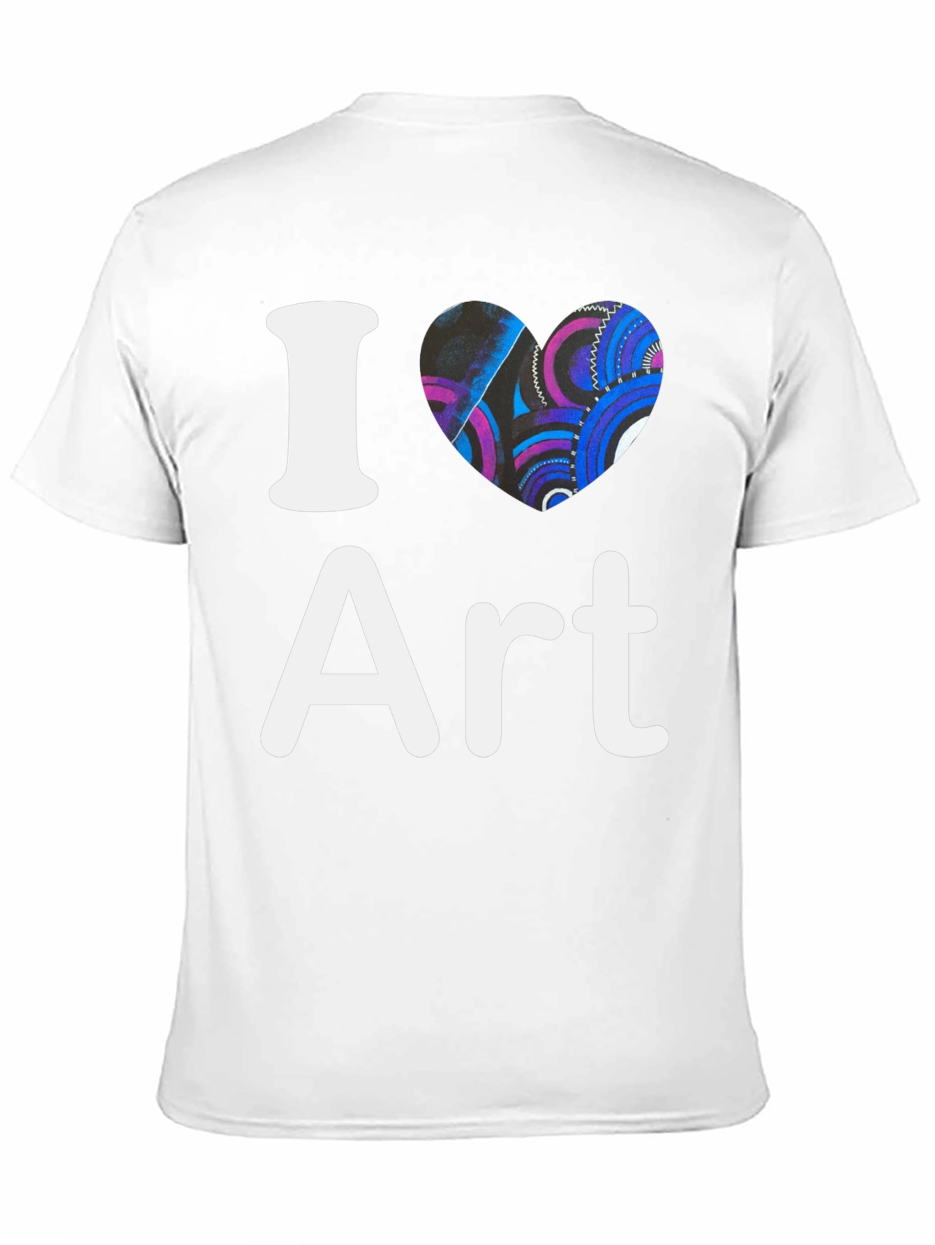 Black I Heart Art Graphic T-Shirt - Artistic Expression view 11