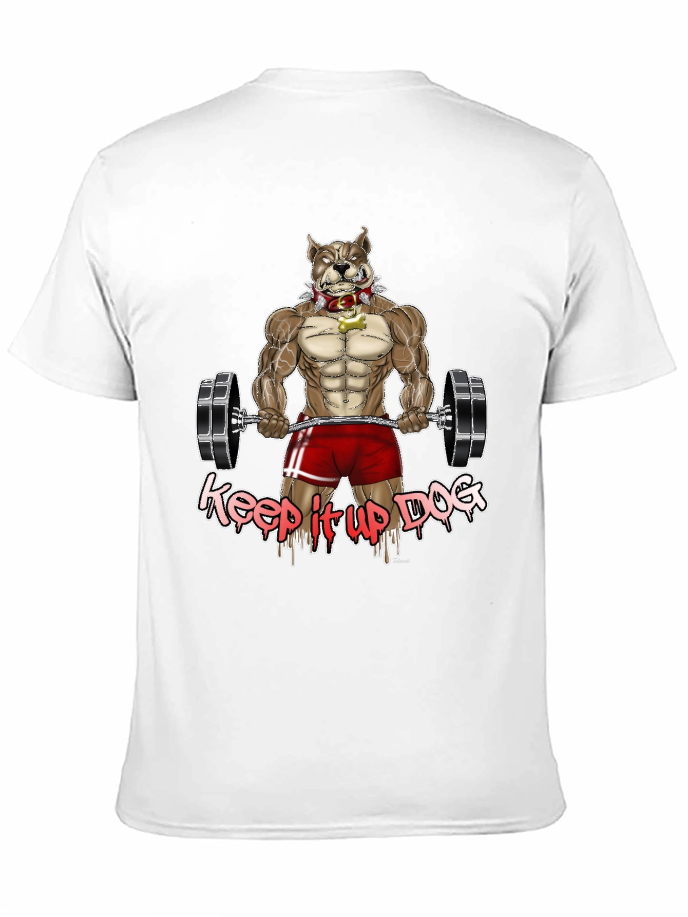 Black Keep It Up Dog Graphic T-Shirt view 11