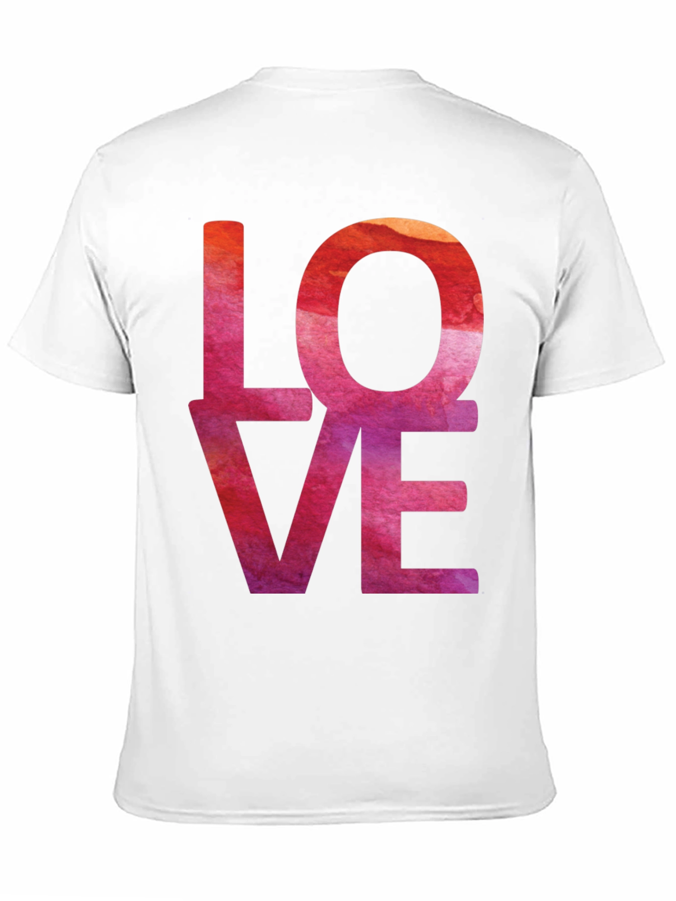 Black Watercolor Love T-Shirt - Artistic Graphic Tee view 11