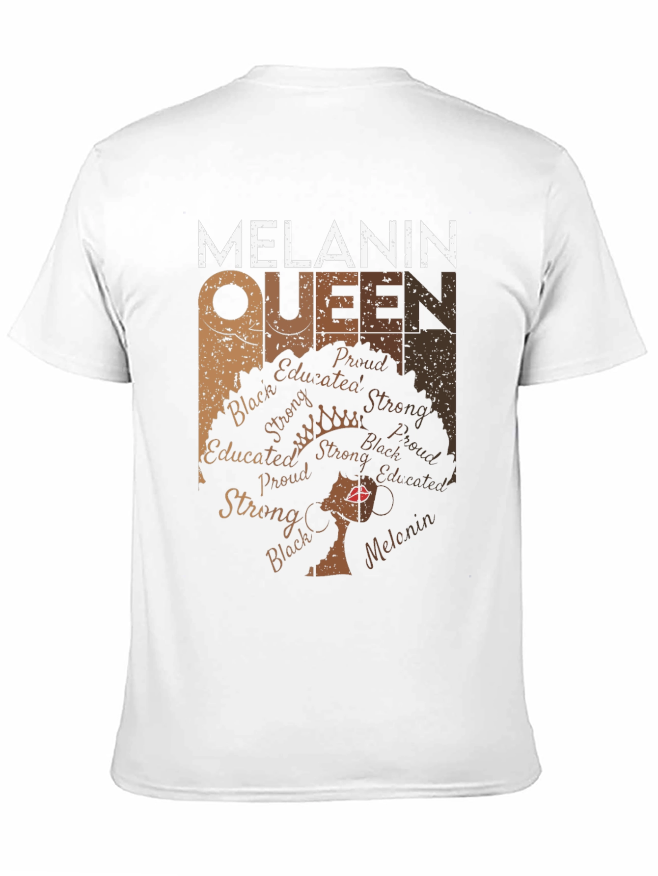Melanin Queen Graphic T-Shirt - Black Pride - 11