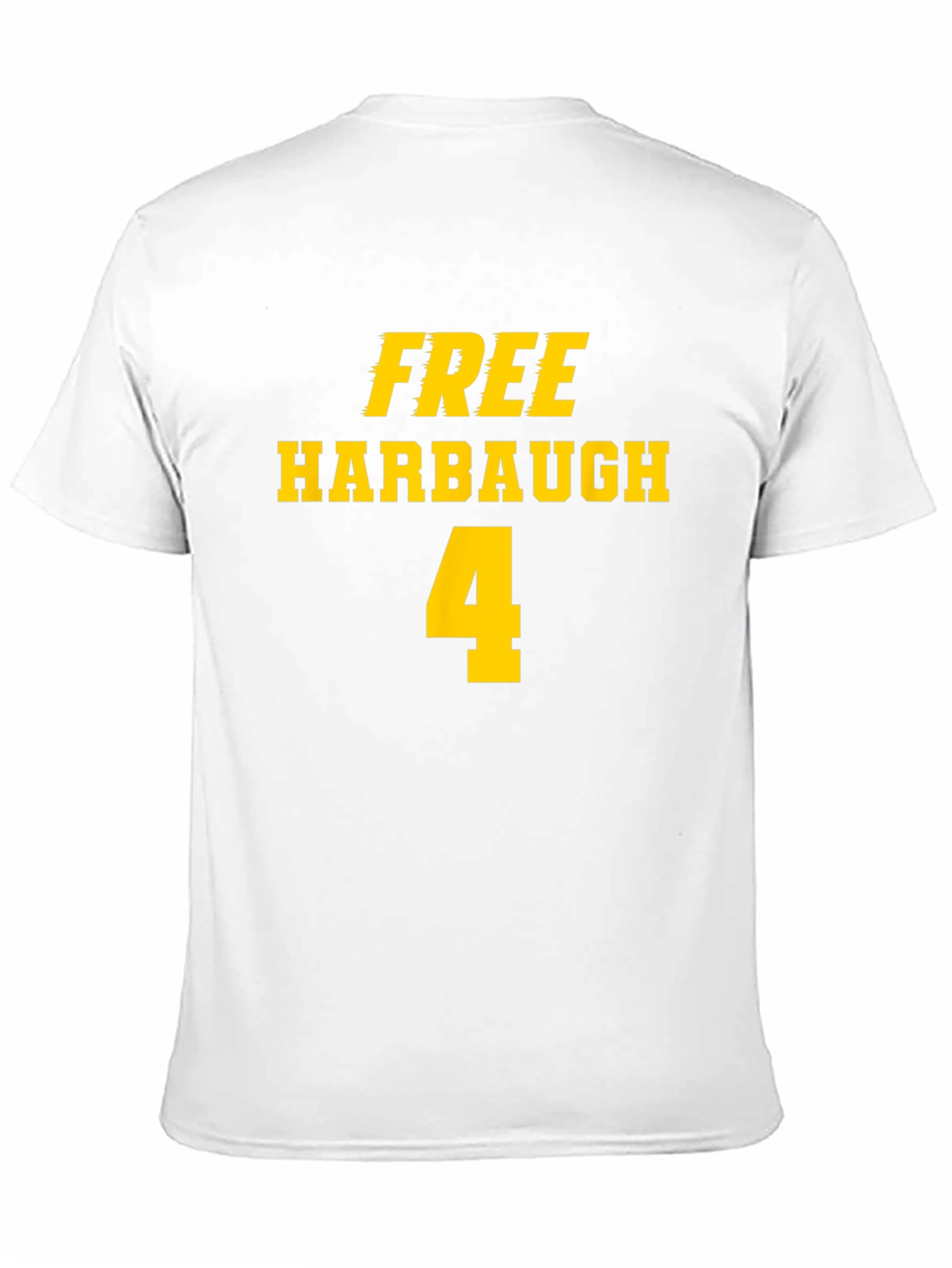 Black Free Harbaugh 4 T-Shirt Black view 11