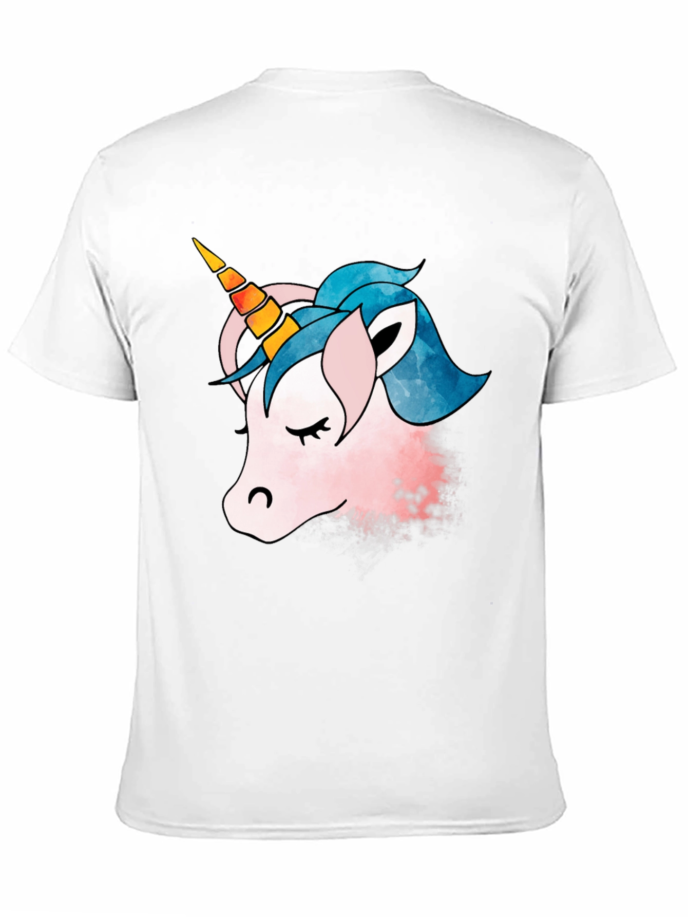 Black Unicorn Graphic T-Shirt - Black Cotton Tee view 11