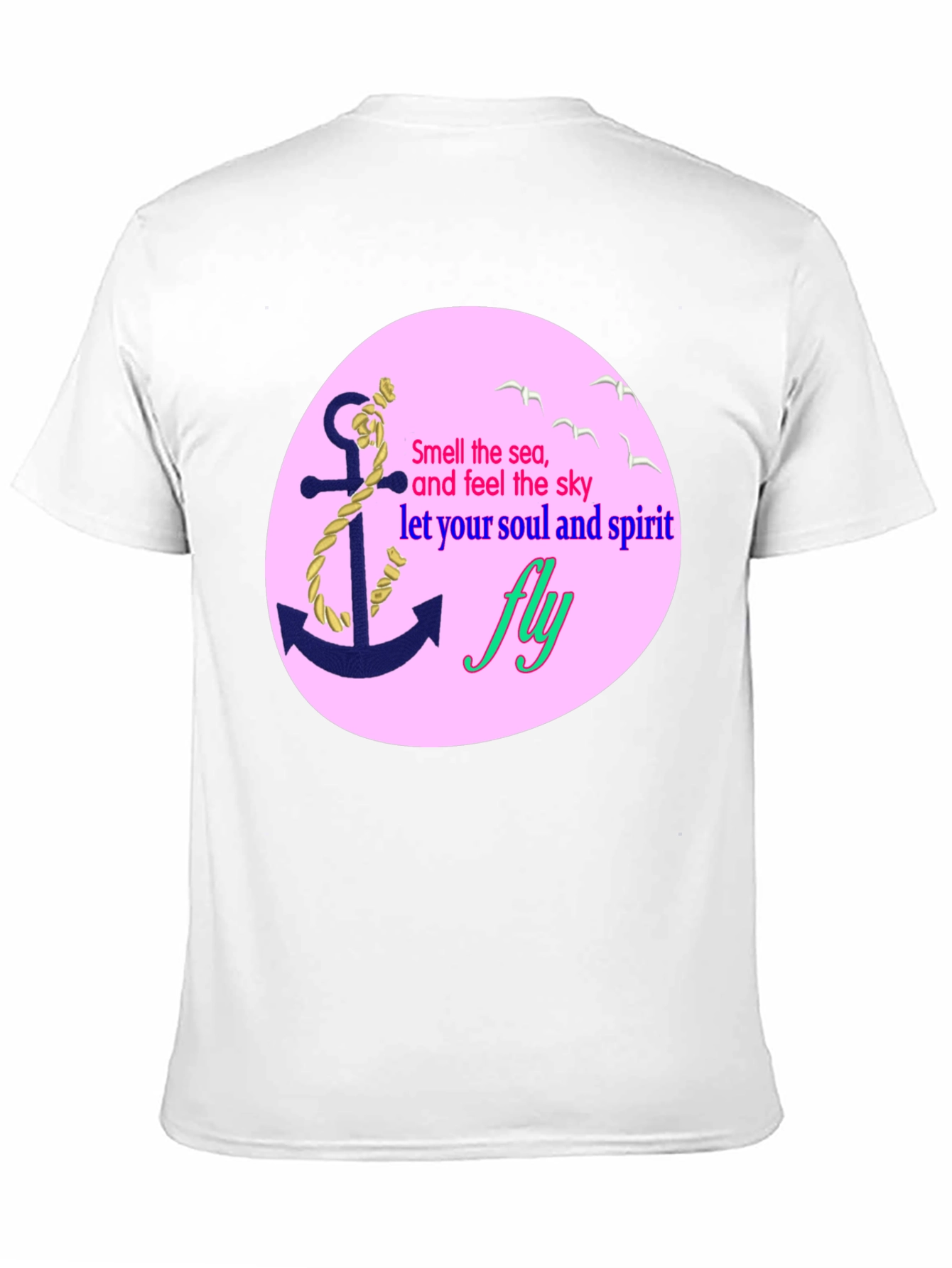 Black Nautical Dreamer Tee - Anchor & Sea Inspired Design view 11