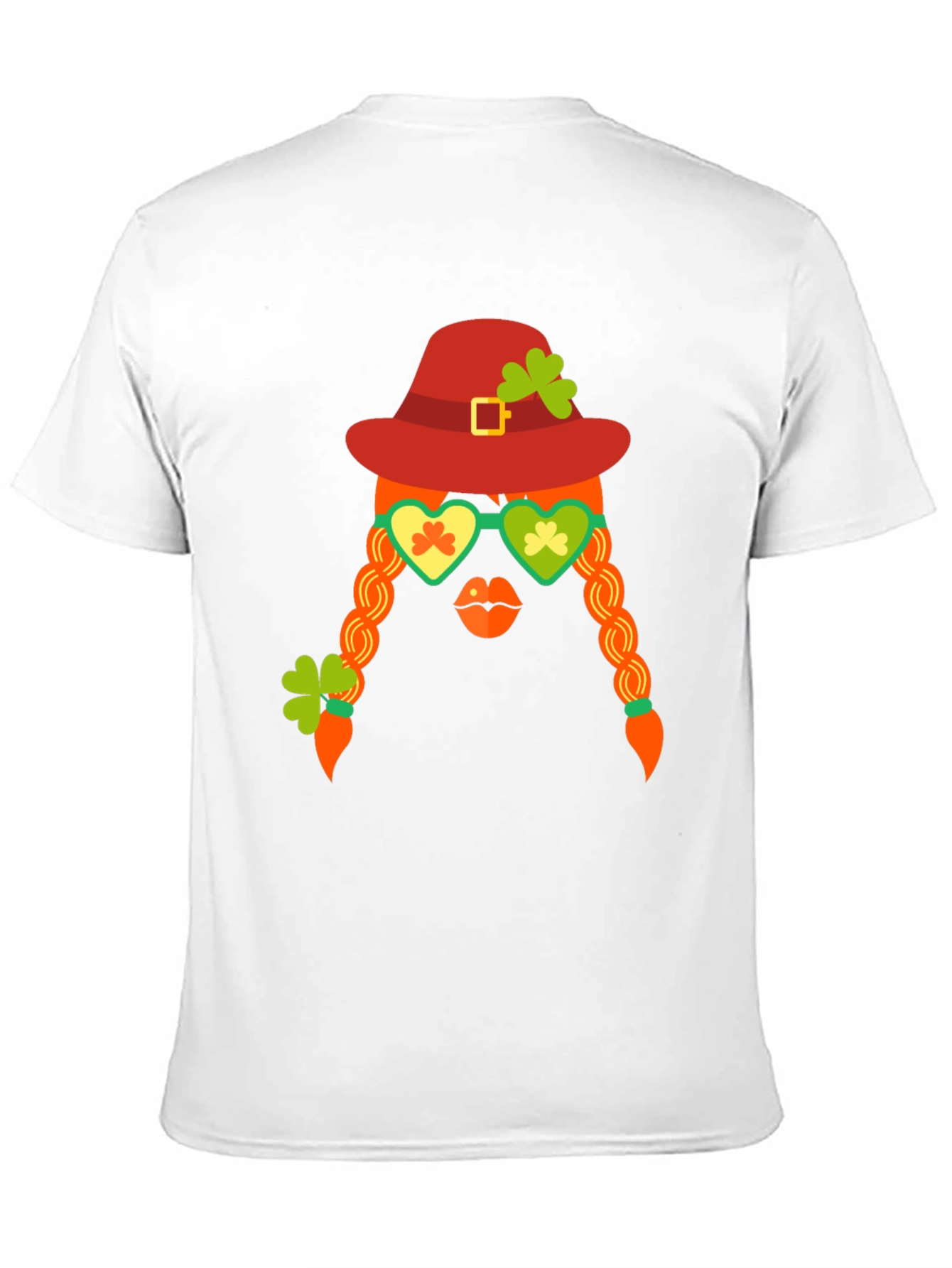 Black St. Patrick's Day Graphic Tee - Leprechaun Girl view 11