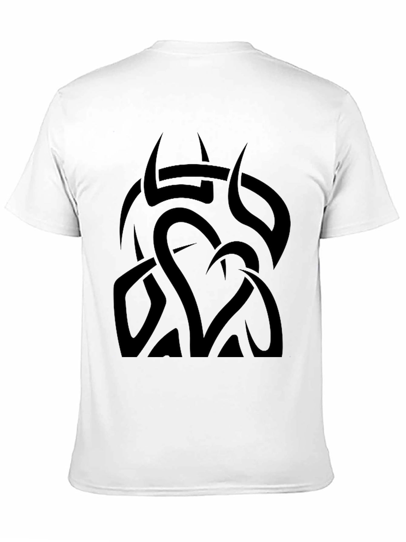 Black Tribal Heart Tee - Men's Graphic T-Shirt view 11