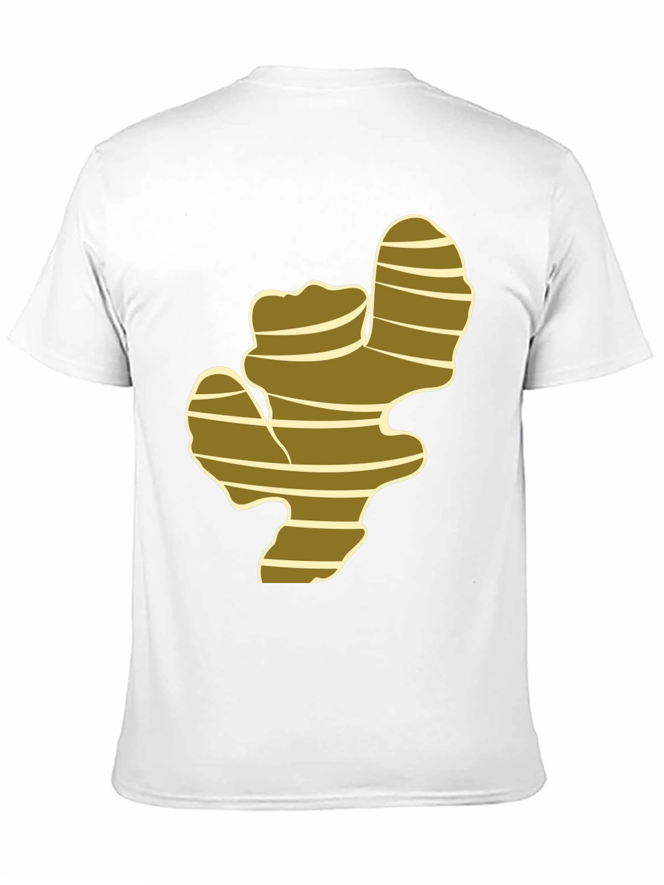 Black Ginger Root Graphic Print Black T-Shirt view 11