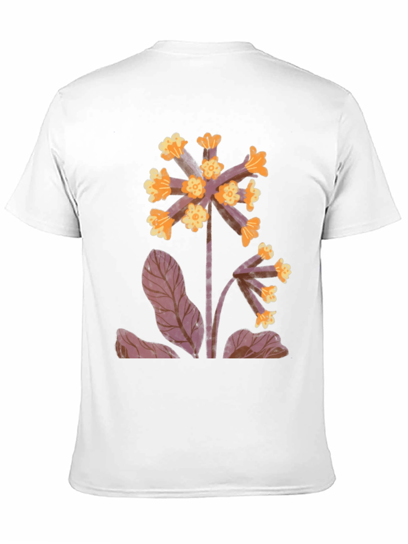 Black Floral Print Black T-Shirt view 11