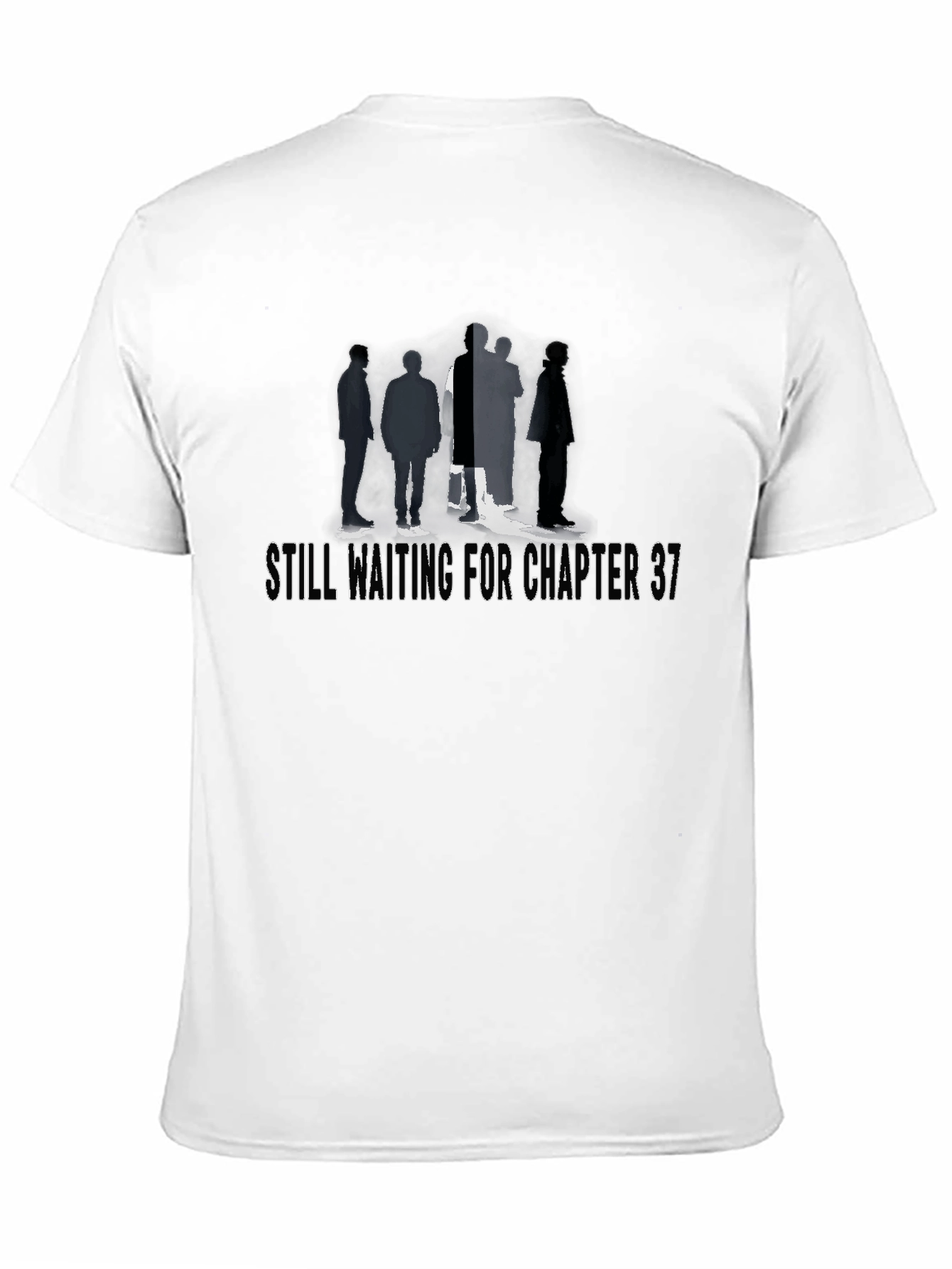 Black Still Waiting for Chapter 37 T-Shirt view 11