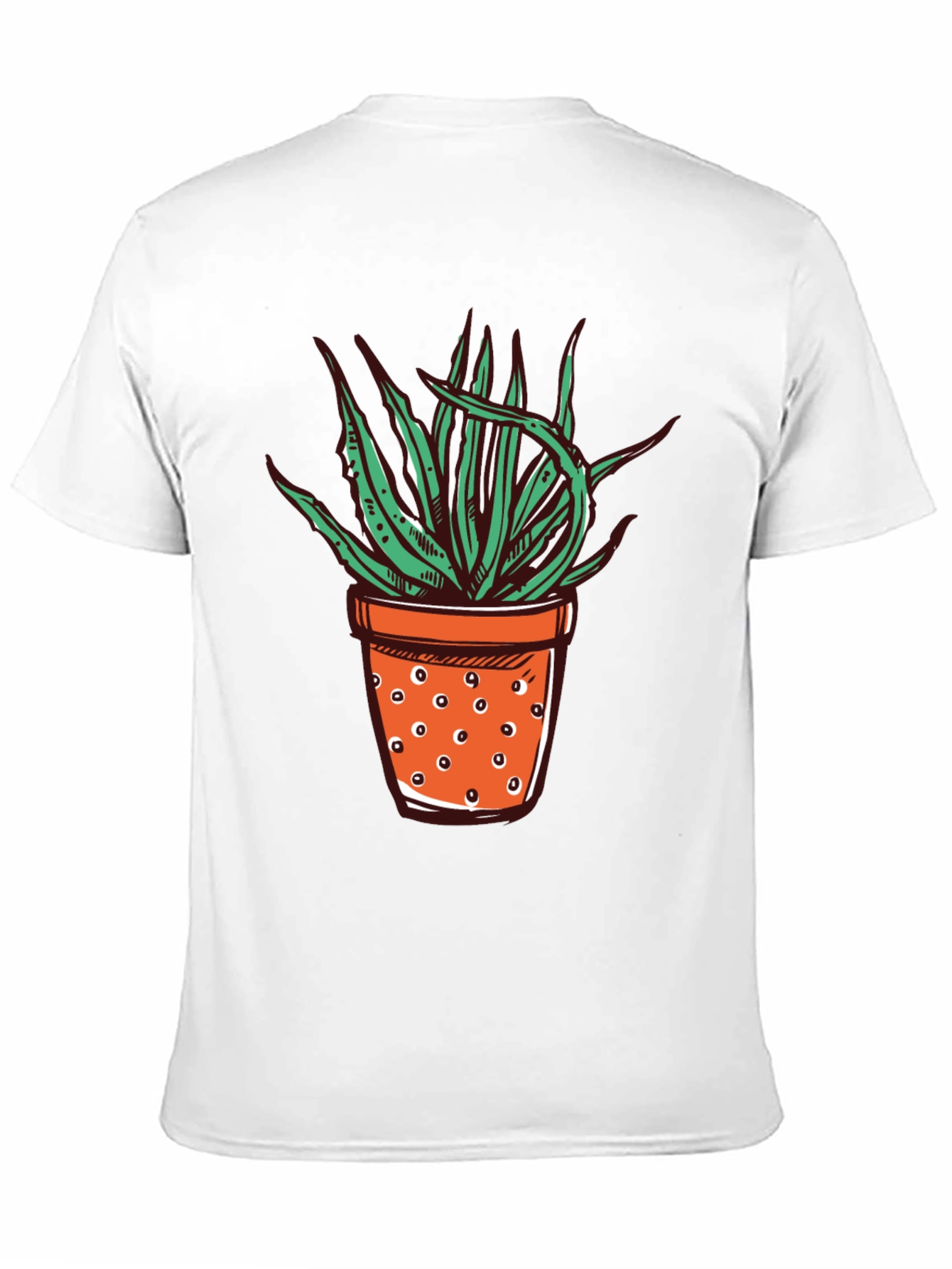 Black Potted Plant Graphic Tee - Unique Design view 11
