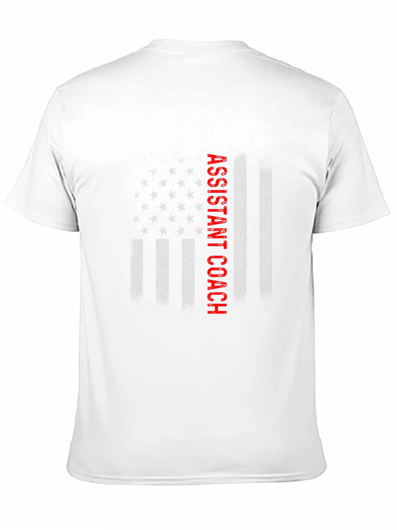 Black Assistant Coach American Flag T-Shirt view 11