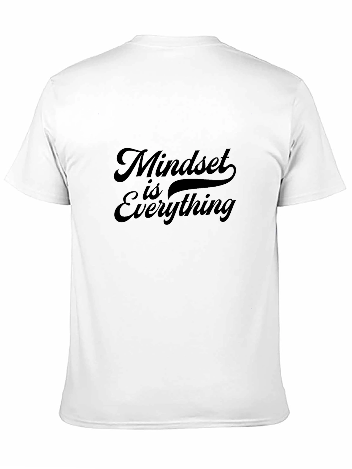 Black Mindset is Everything Black Graphic Tee view 11