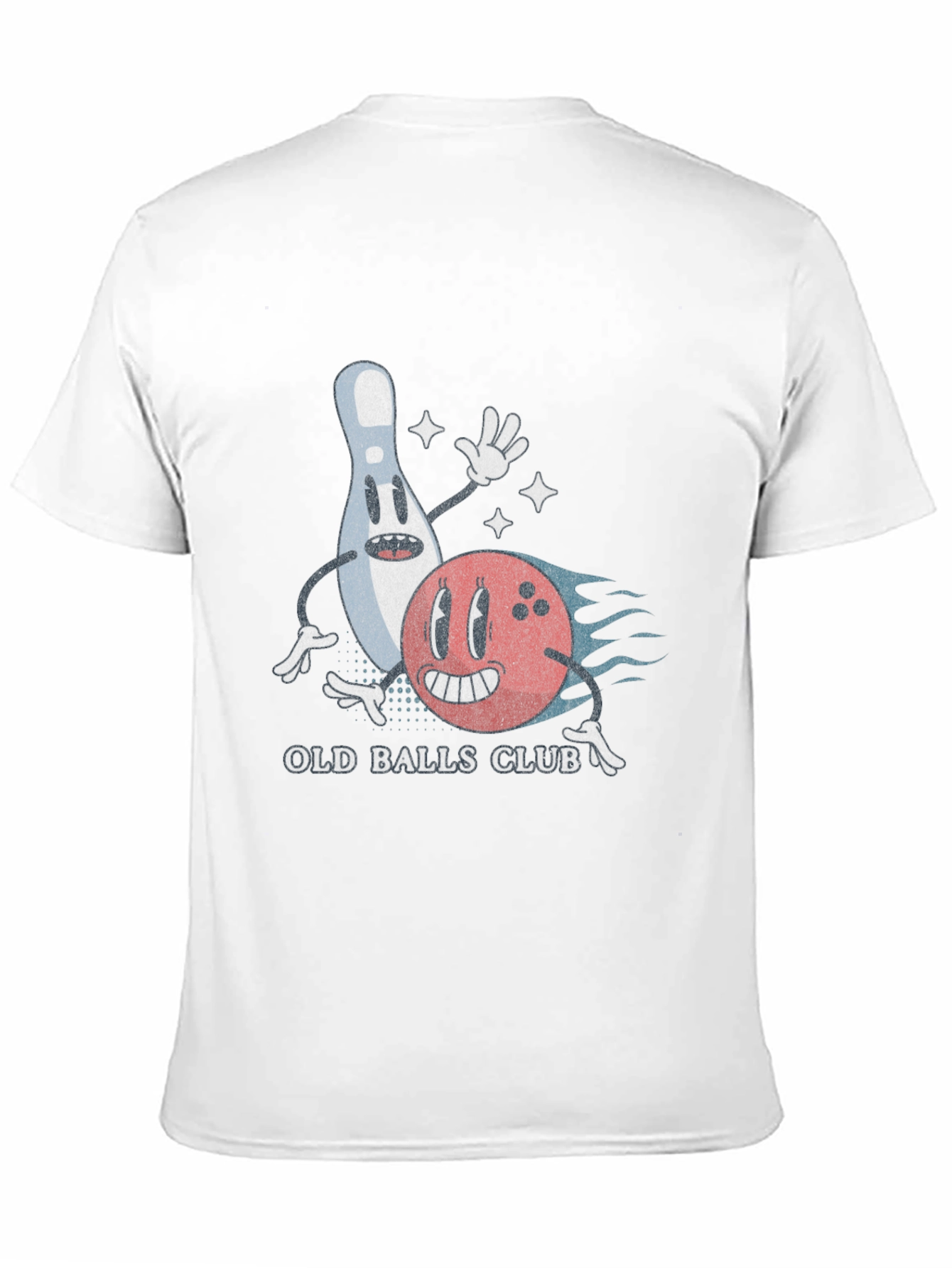 Black Old Balls Club Bowling T-Shirt view 11