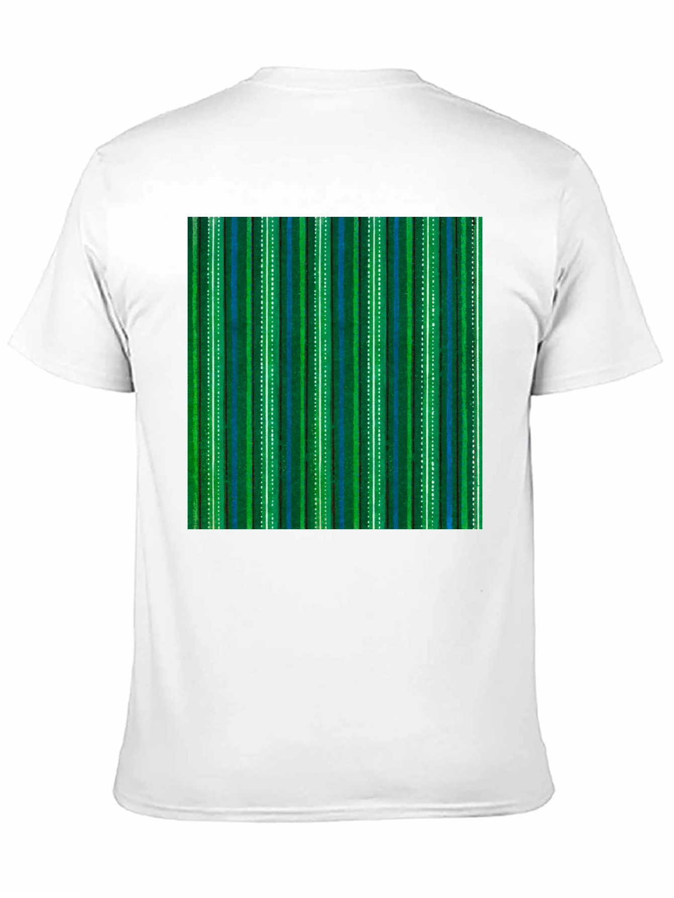 Black Striped Pattern T-Shirt view 11