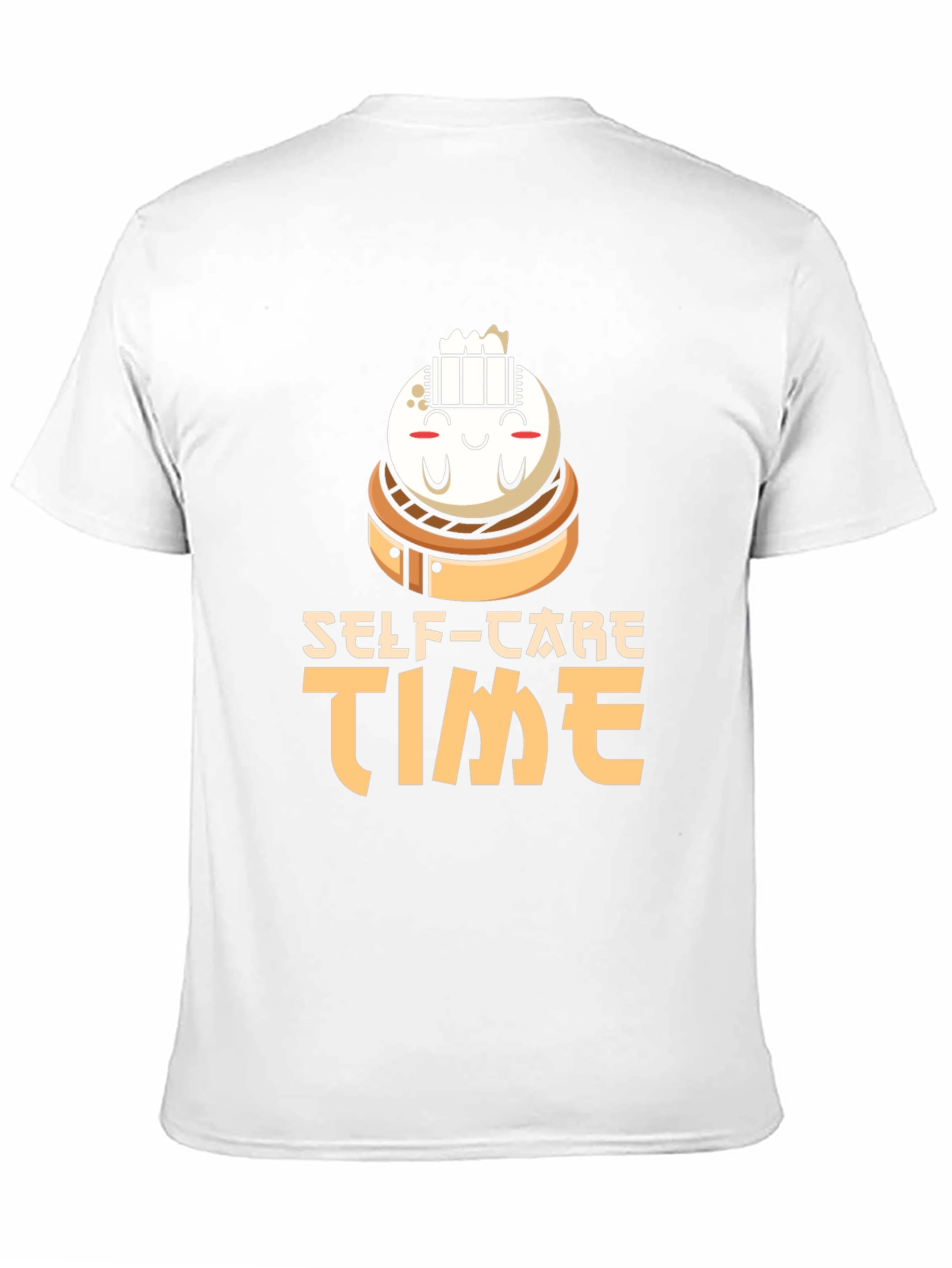 Black Self-Care Time Dumpling T-Shirt view 11