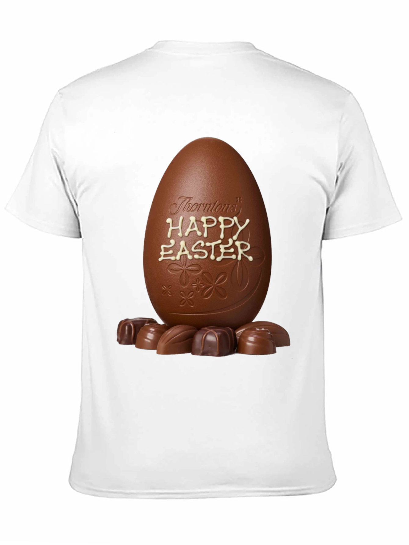 Black Easter Chocolate Egg T-Shirt view 11