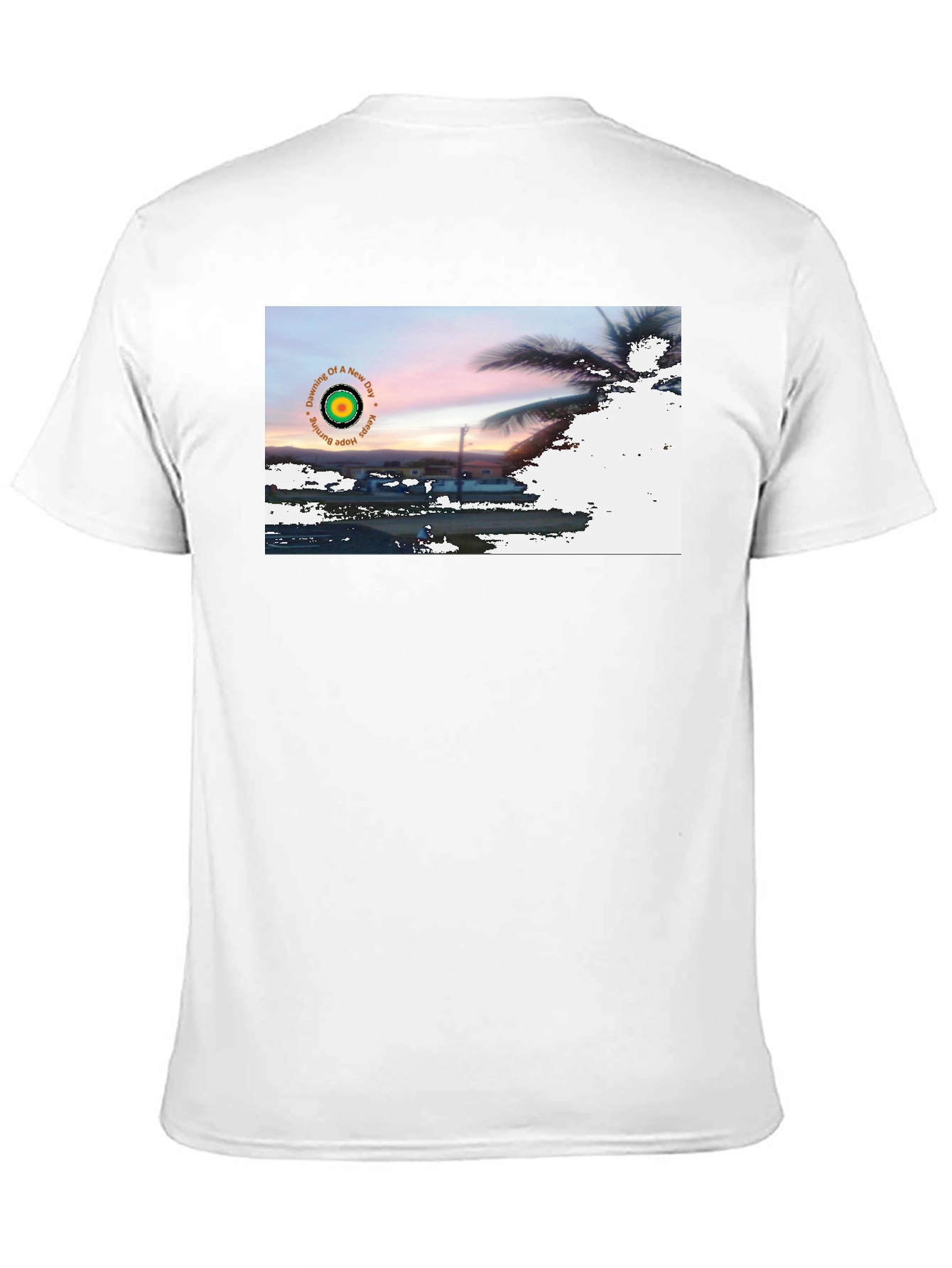 Black Sunrise Hope Burning T-Shirt view 11