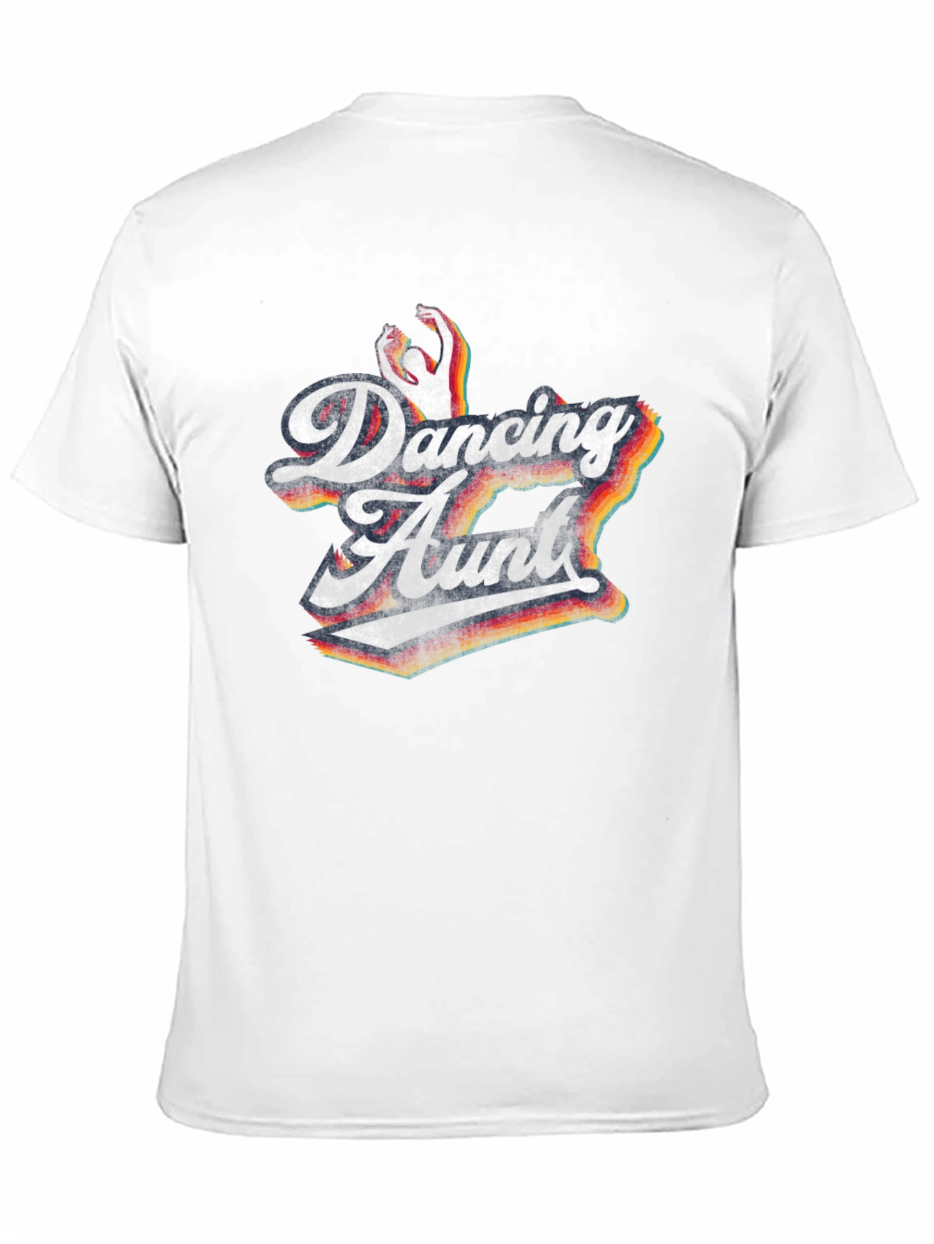 Black Dancing Aunt Retro T-Shirt view 11