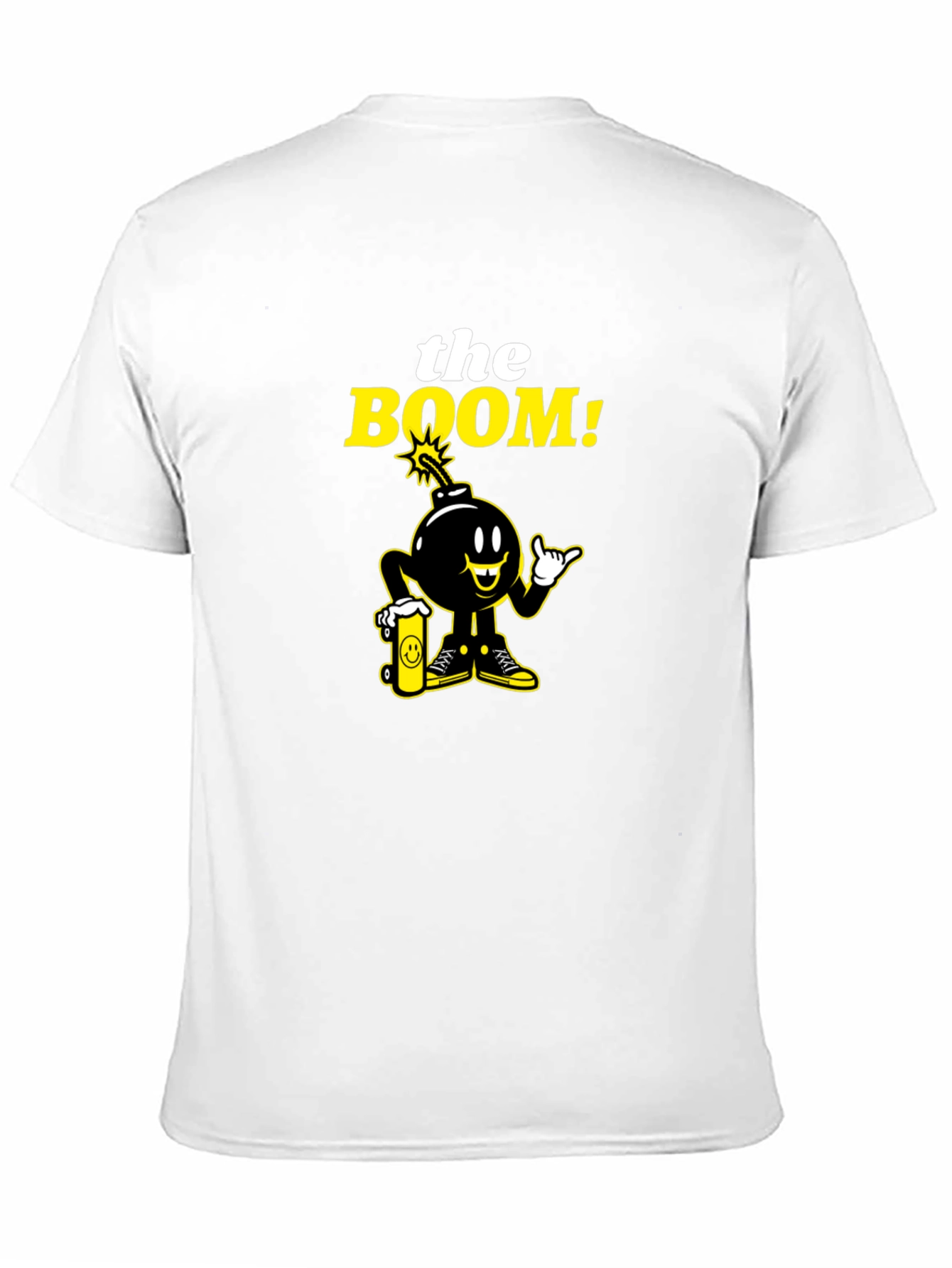 Black The Boom! Black Graphic Print Crew Neck T-Shirt view 11