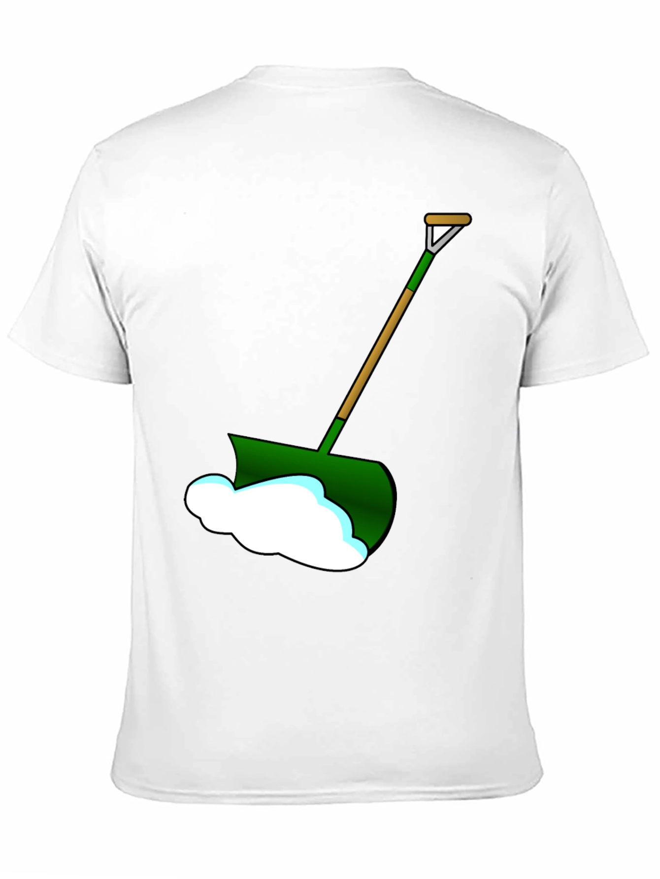 Black Snow Shovel Graphic T-Shirt - Winter Ready! view 11