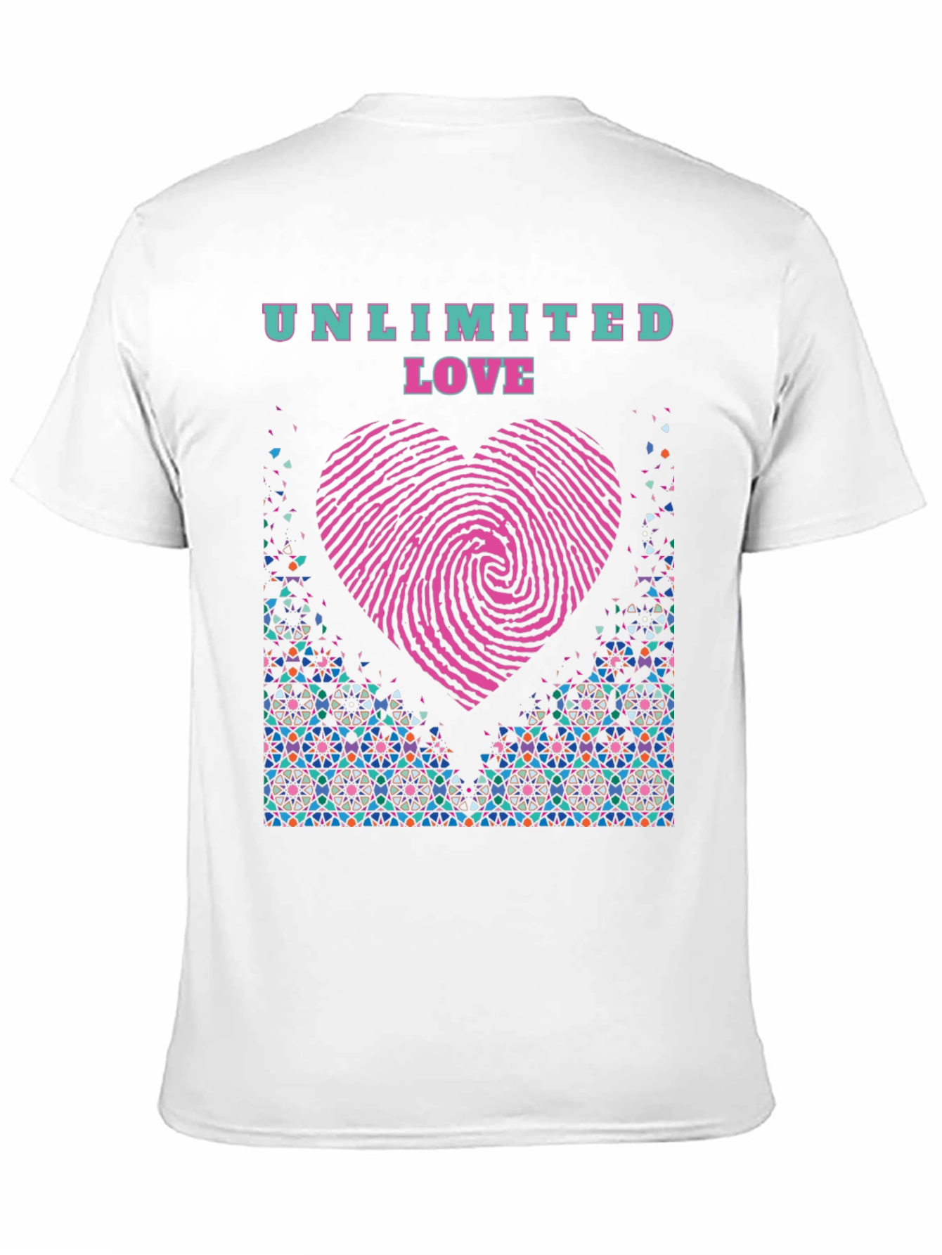 Black Unlimited Love Black T-Shirt view 11