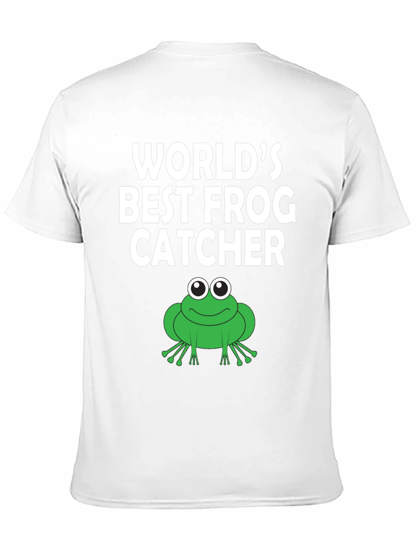 Black World's Best Frog Catcher T-Shirt view 11