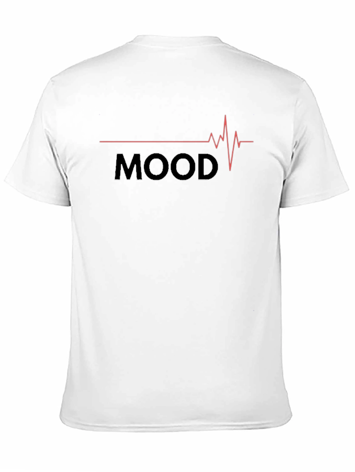 Black Mood Heartbeat Graphic Tee - Stylish Comfort view 11